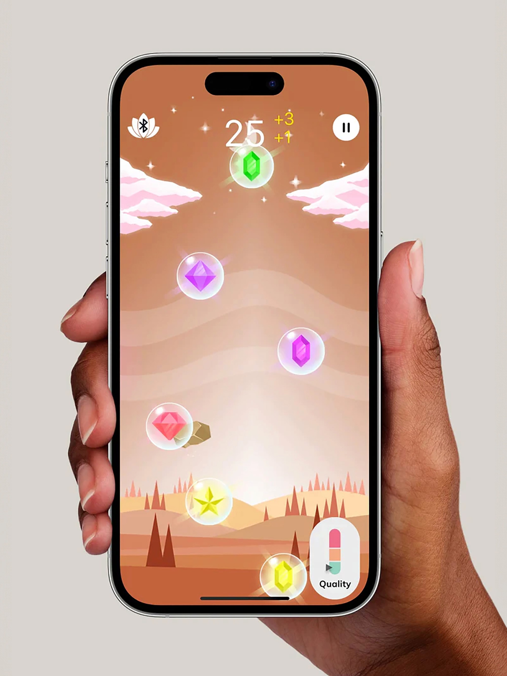 Perifit Care + Pelvic Floor Trainer with App Program, Purple, hi-res