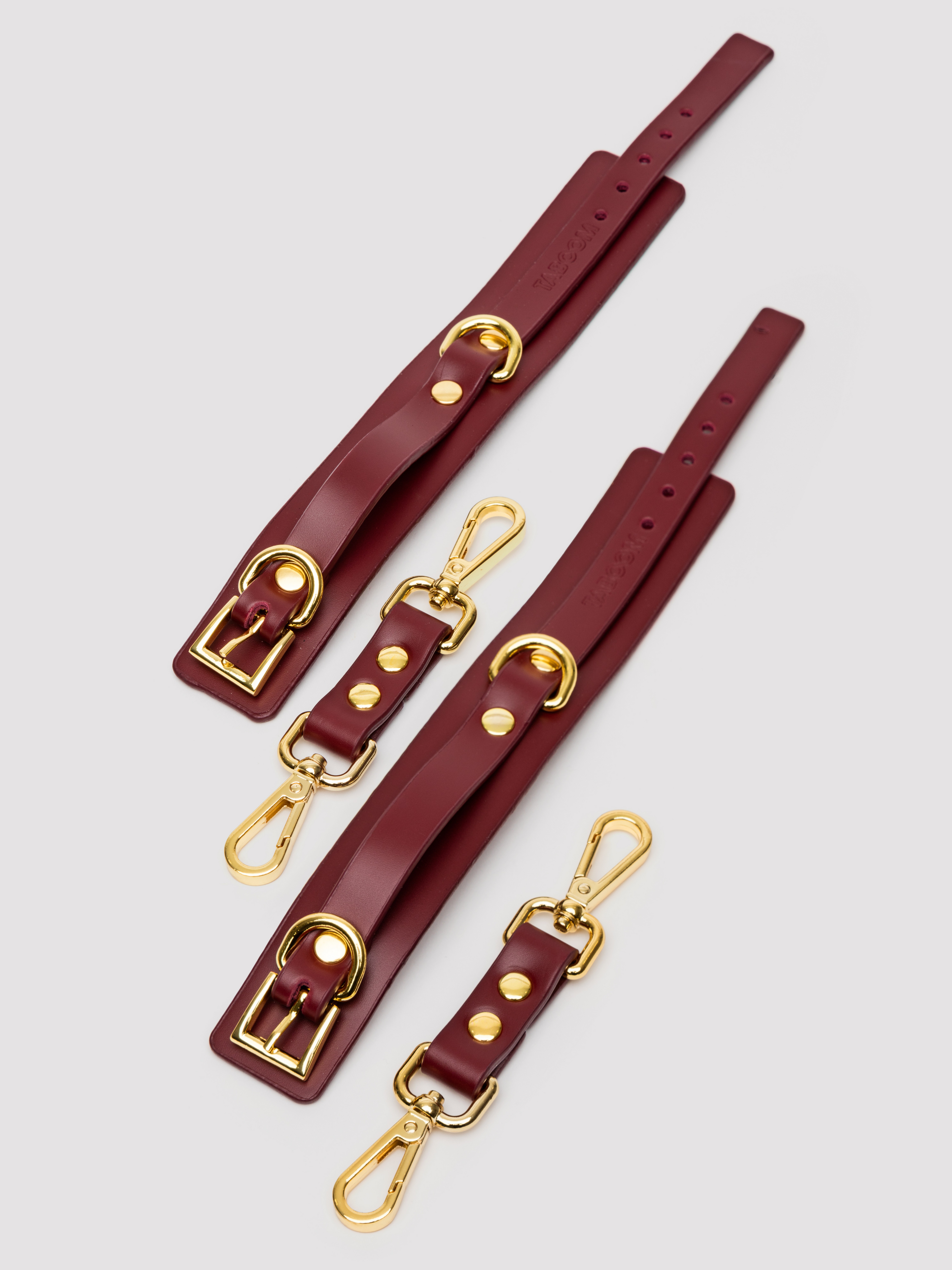 Taboom Bondage In Luxury Harness With Cuffs, Red, hi-res