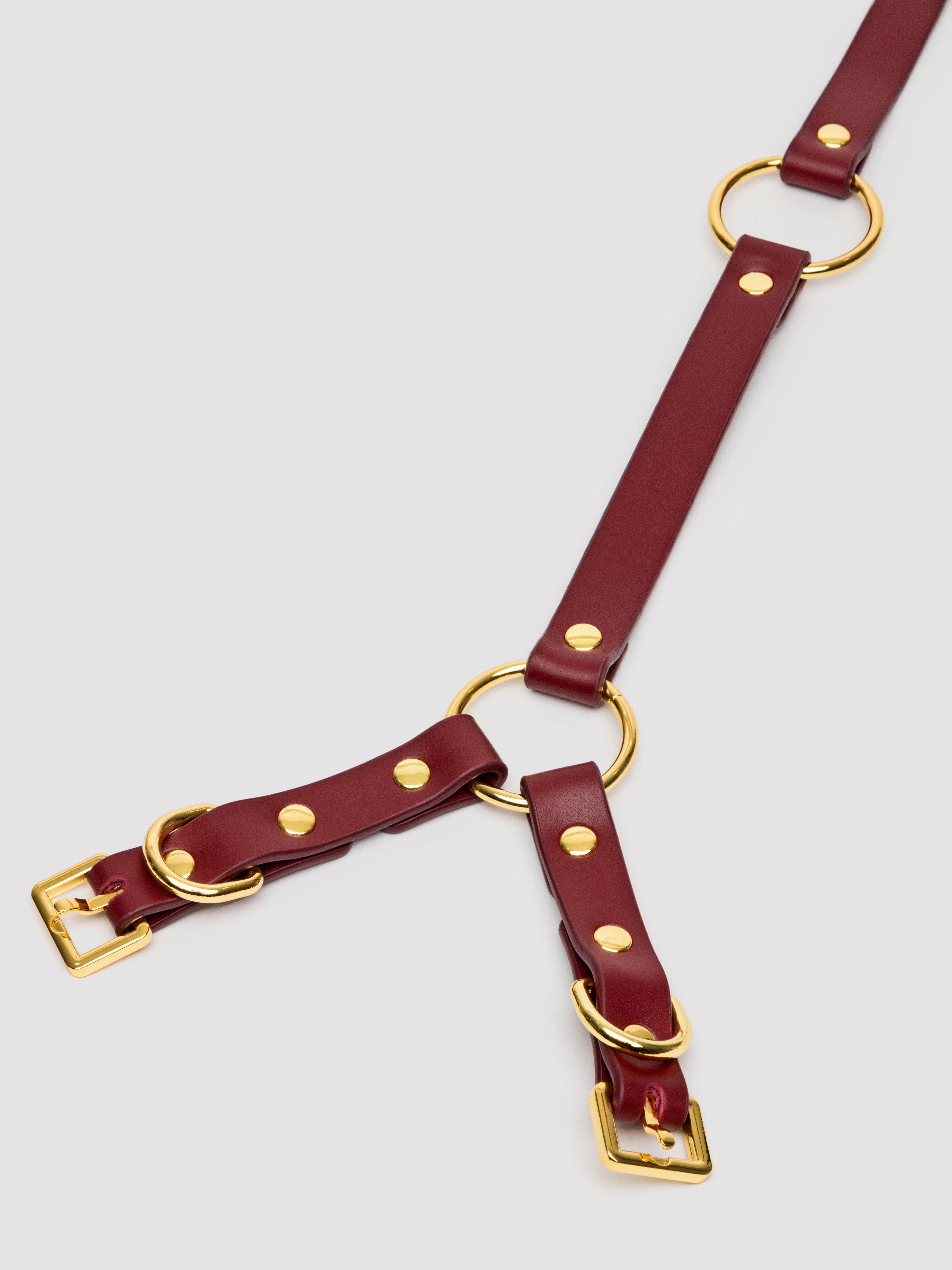 Taboom Bondage In Luxury Harness With Cuffs, Red, hi-res