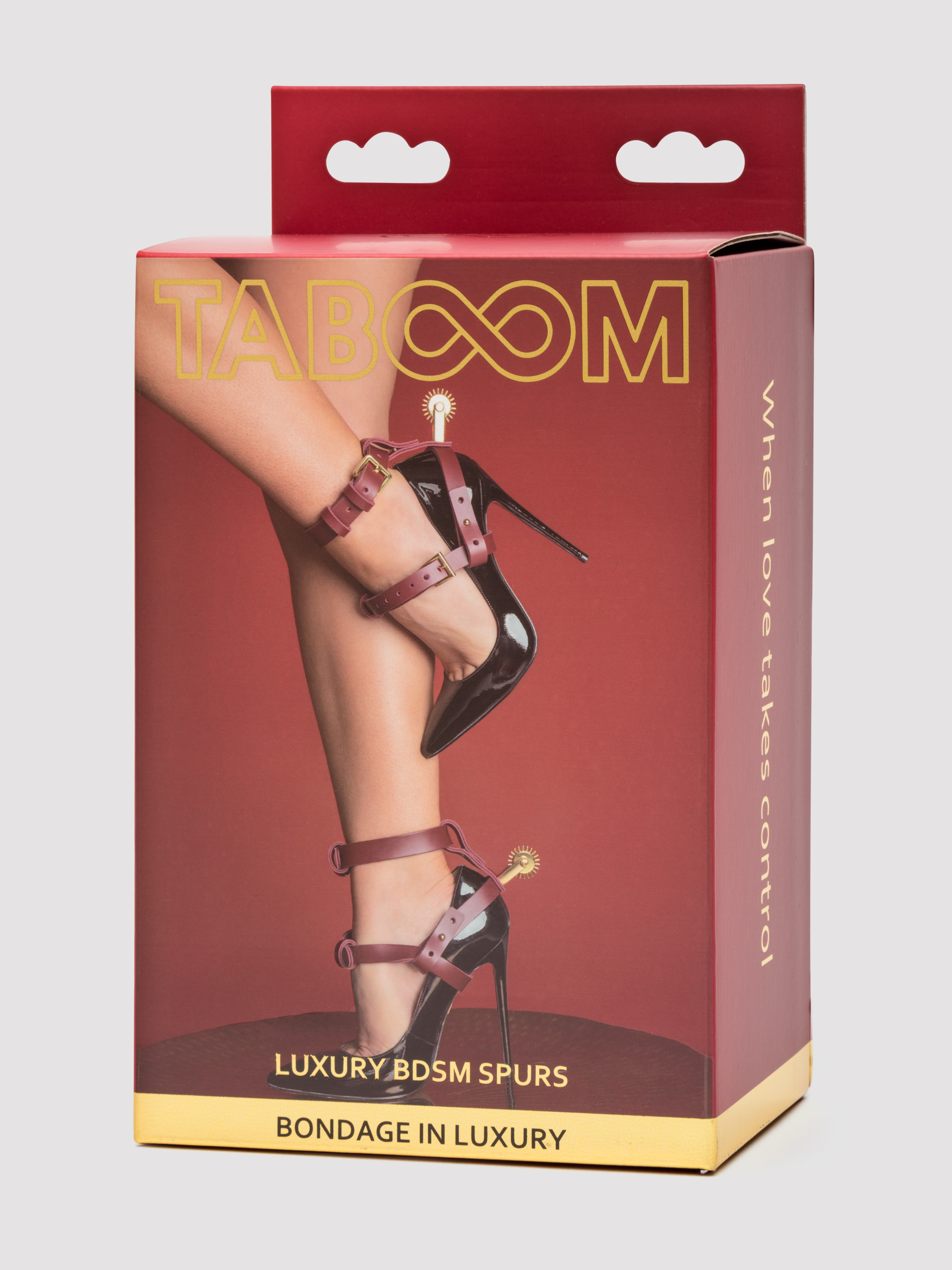 Taboom Bondage in Luxury BDSM Spurs 2pcs, Red, hi-res