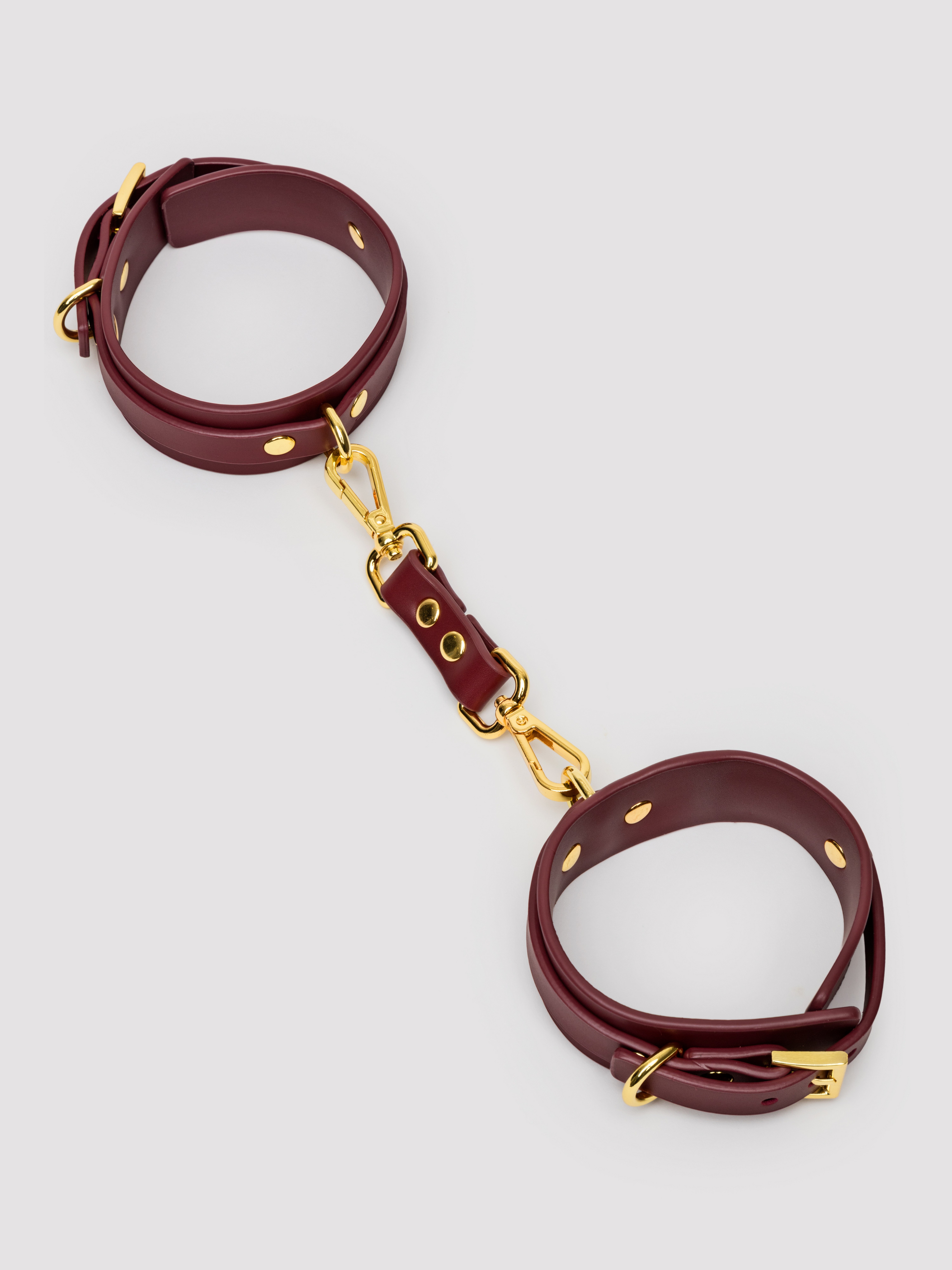 Taboom Bondage in Luxury Ankle Cuffs, Red, hi-res
