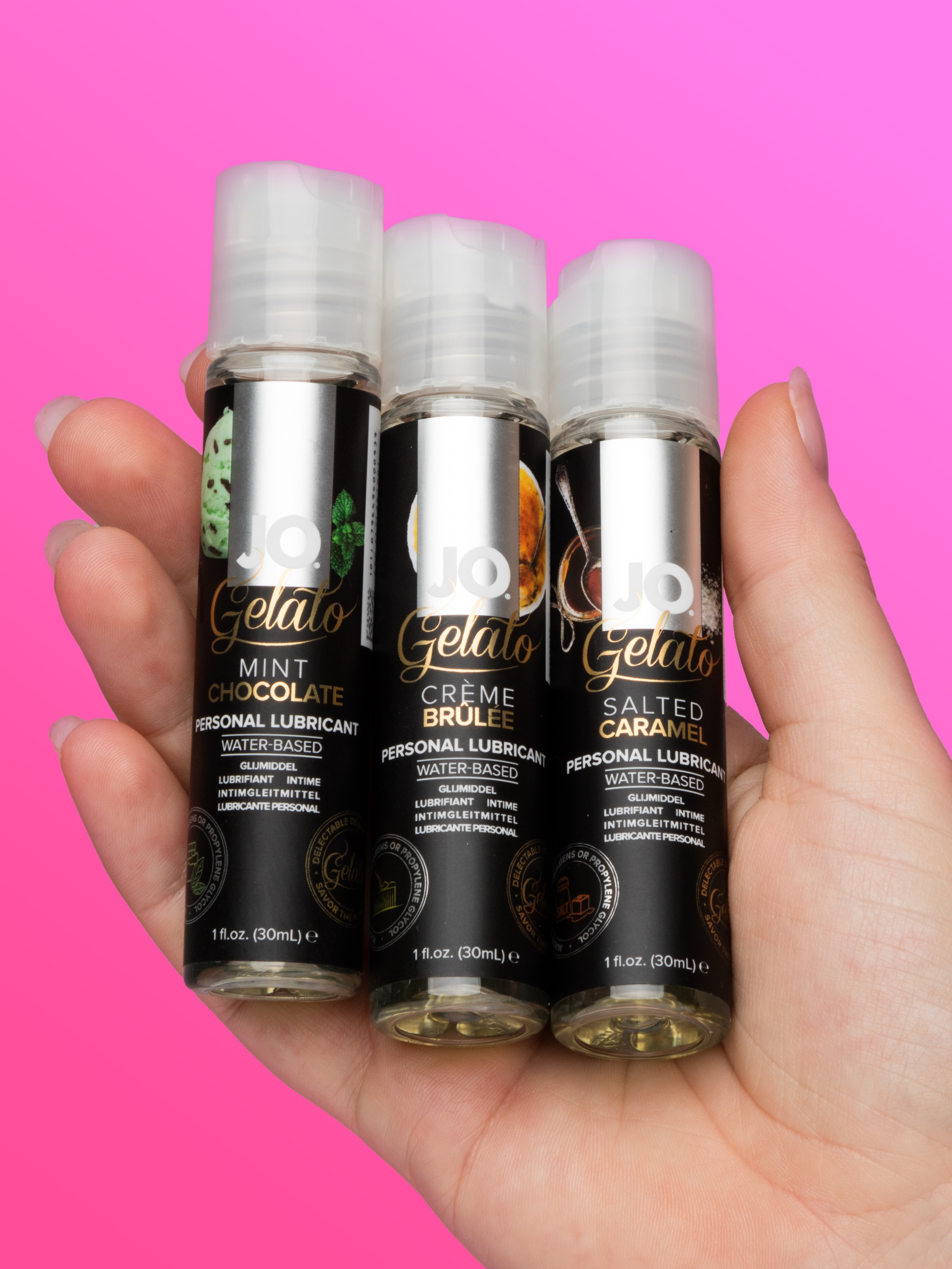 System JO Tri Me Gelato Triple Pack Lubricants 30ml, , hi-res