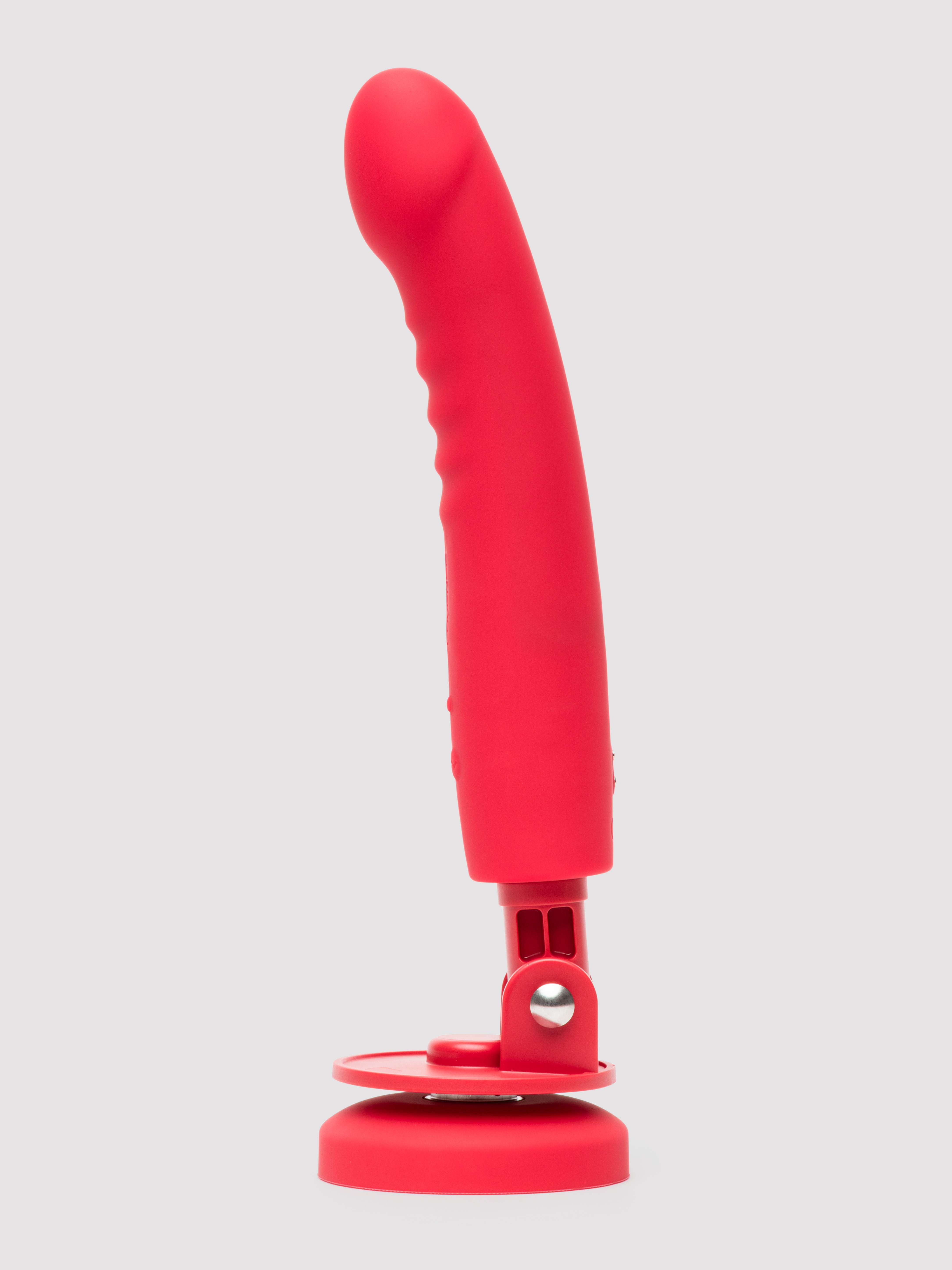 Lovense Mission 2 Touch Sensitive App Control Vibrating Dildo with Suction Cup, Red, hi-res
