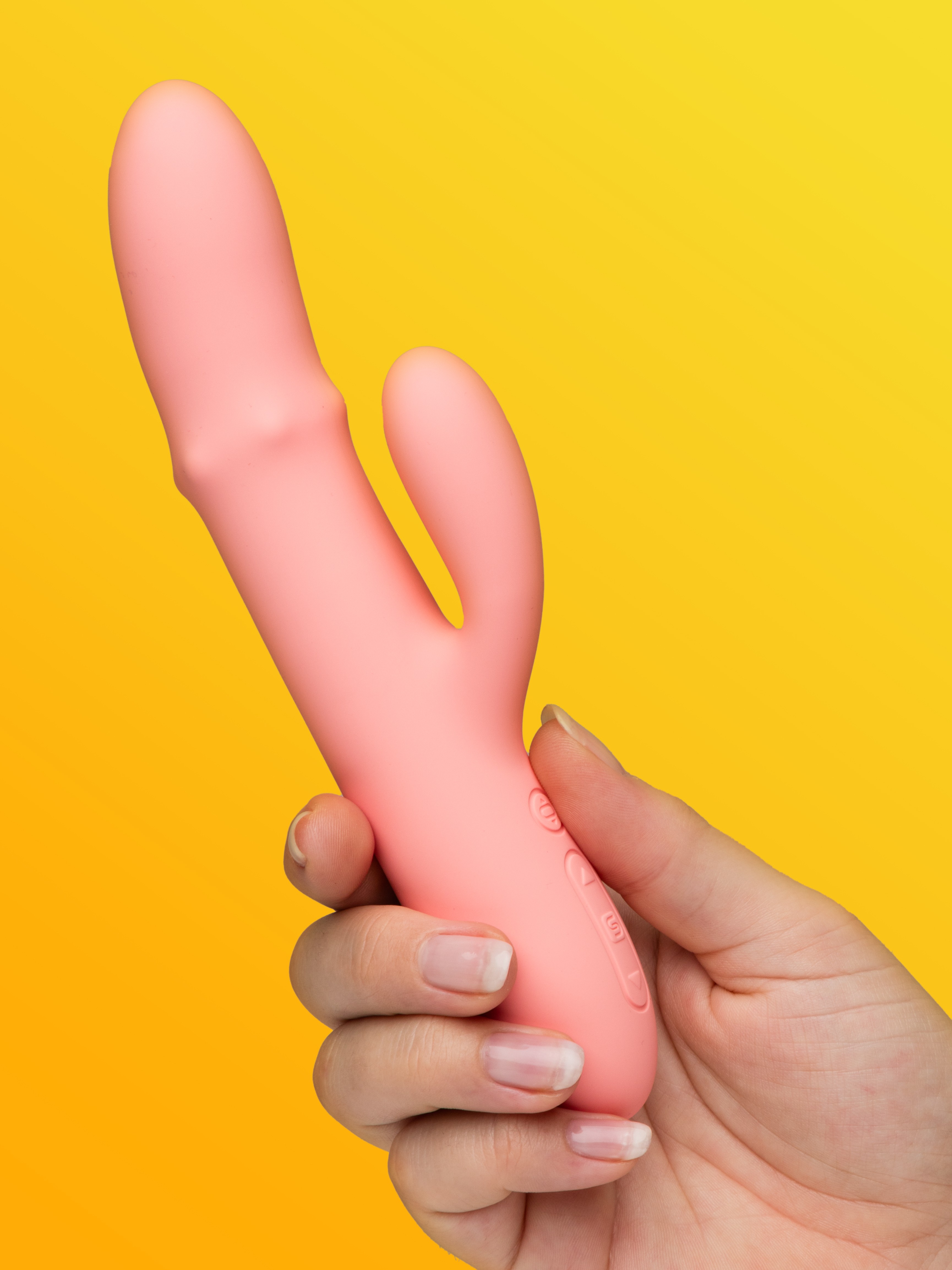 Svakom Mora Neo Interactive Rabbit Vibrator with Thrusting Beads, Pink, hi-res