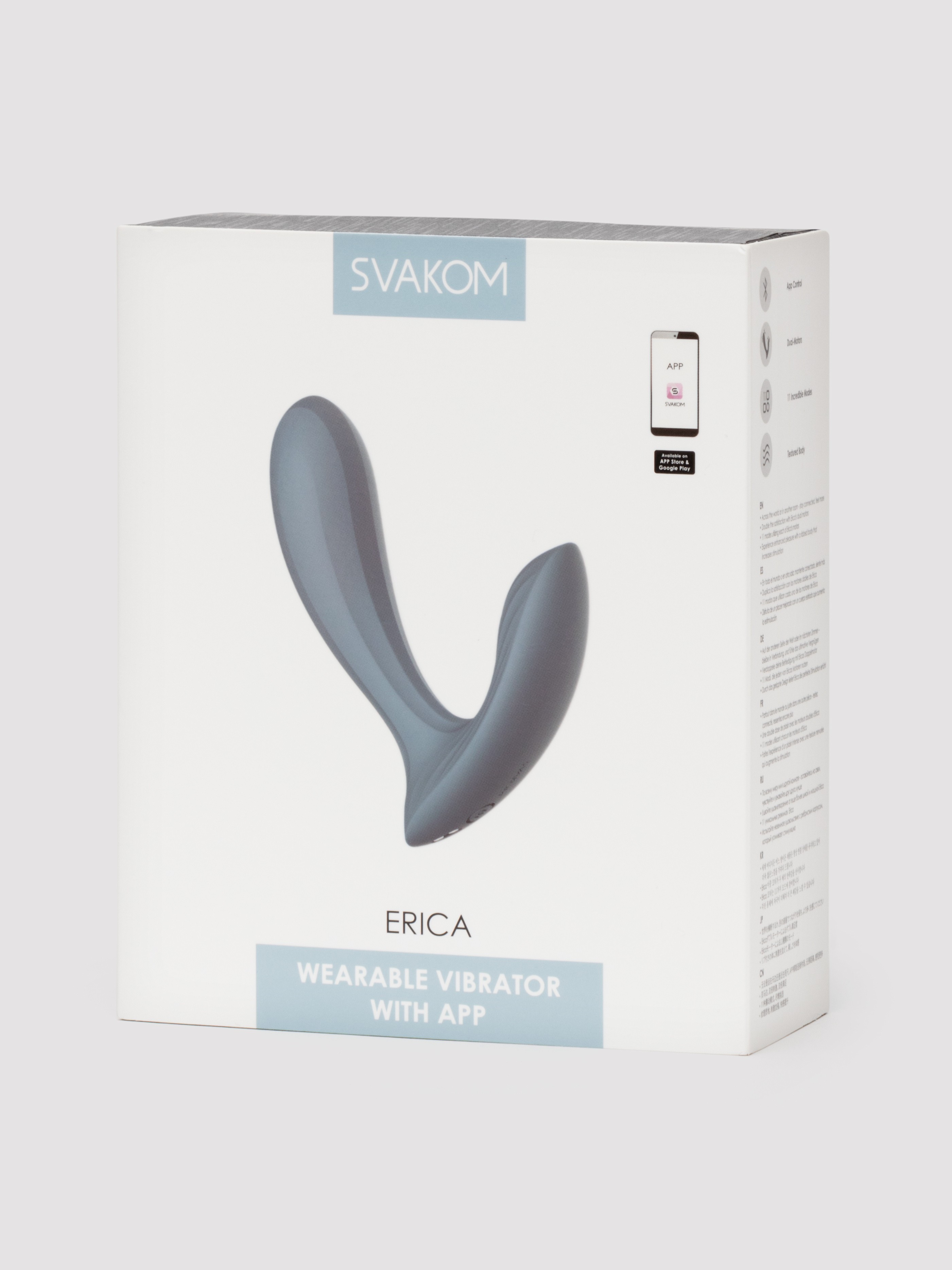 Svakom Erica App Controlled Wearable Vibrator, Blue, hi-res