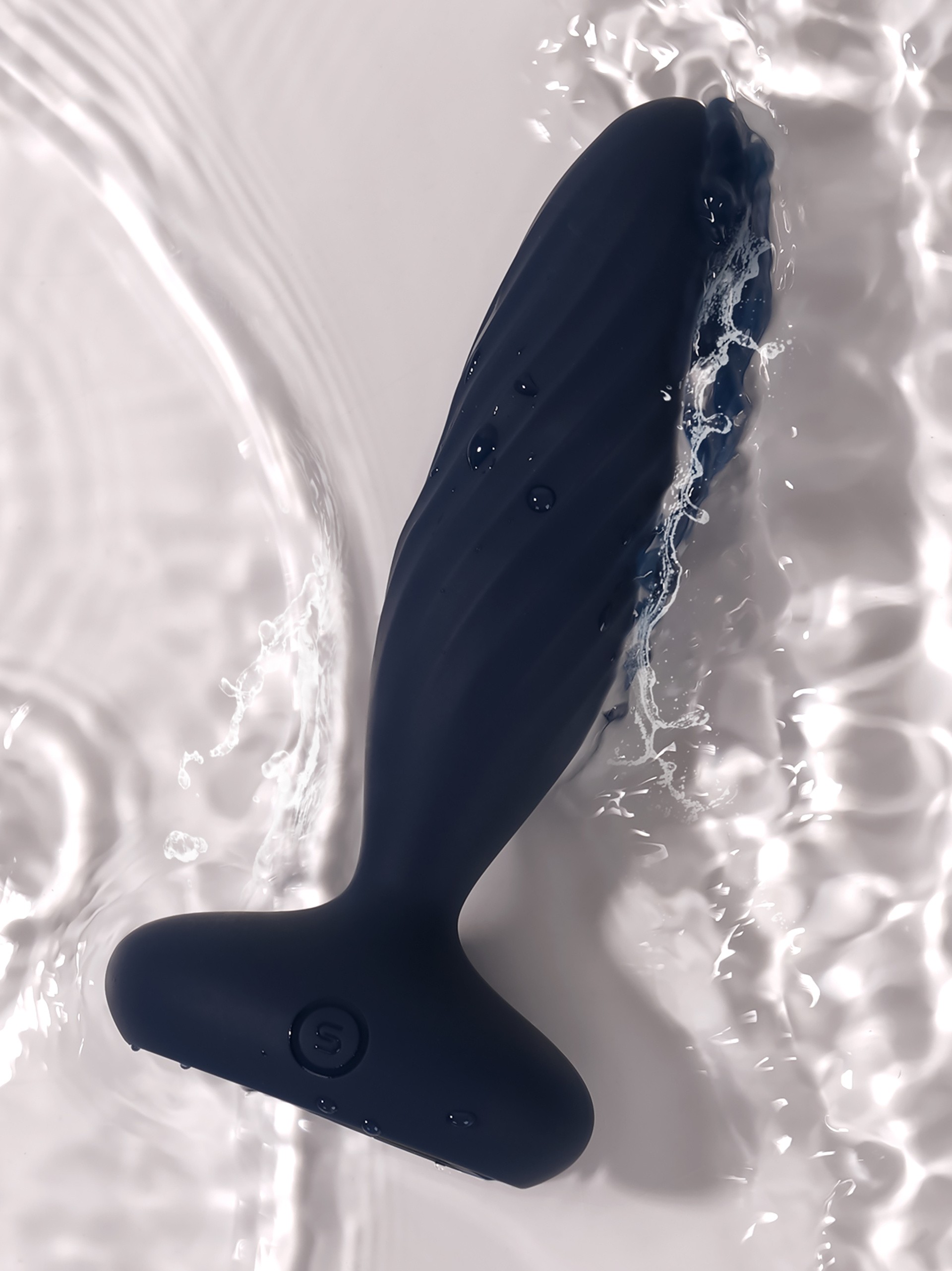 Svakom Jordan App-Controlled Thrusting Butt Plug, Blue, hi-res
