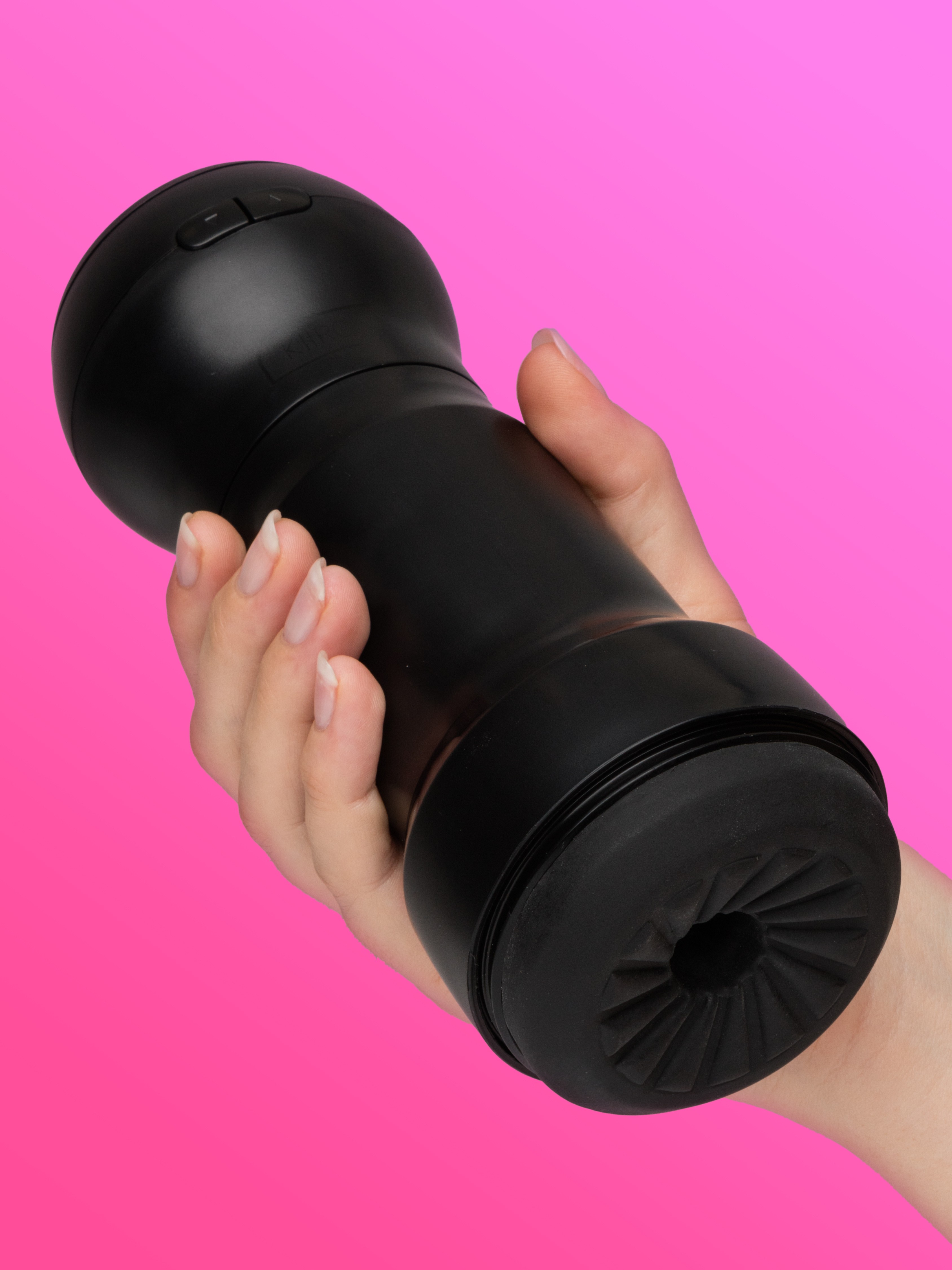 Kiiroo Feel Pocket + Powerblow Interactive Suction Device and Stroker Combo, Black, hi-res