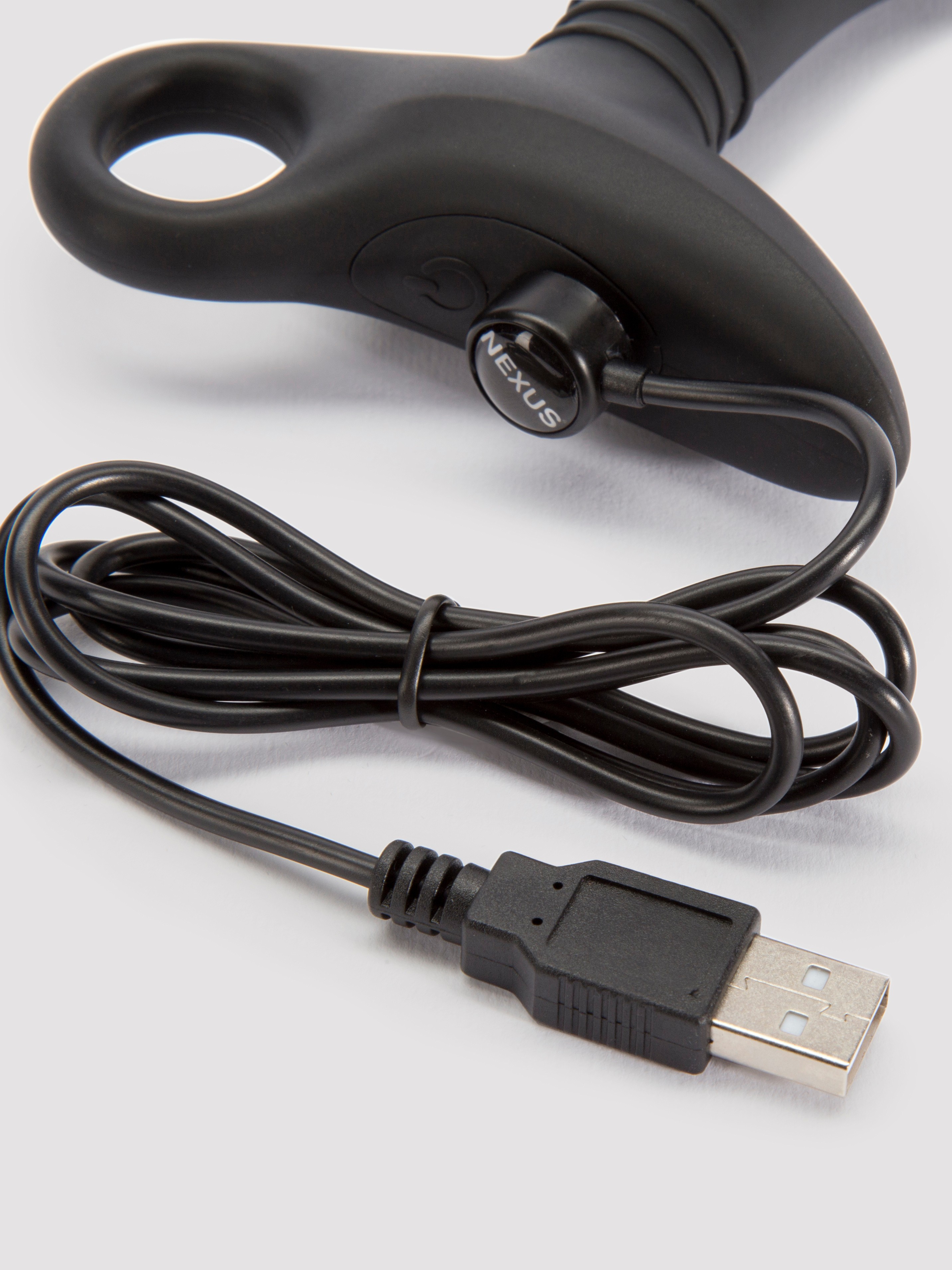 Nexus Sparta Milking Motion Vibrating Prostate Massager, Black, hi-res