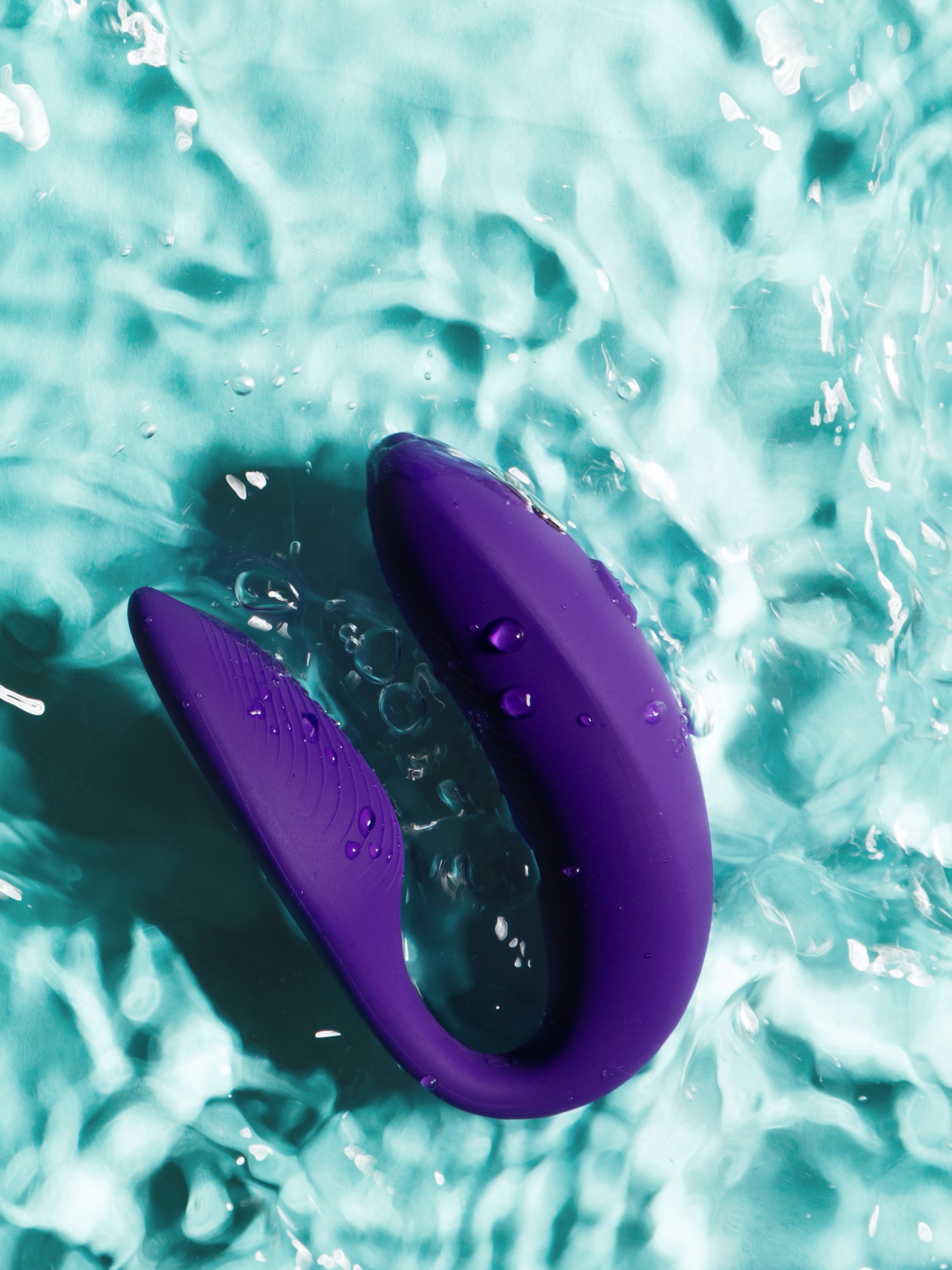 We-Vibe Sync 2 Purple Remote Control and App Rechargeable Couple's Vibrator, Purple, hi-res