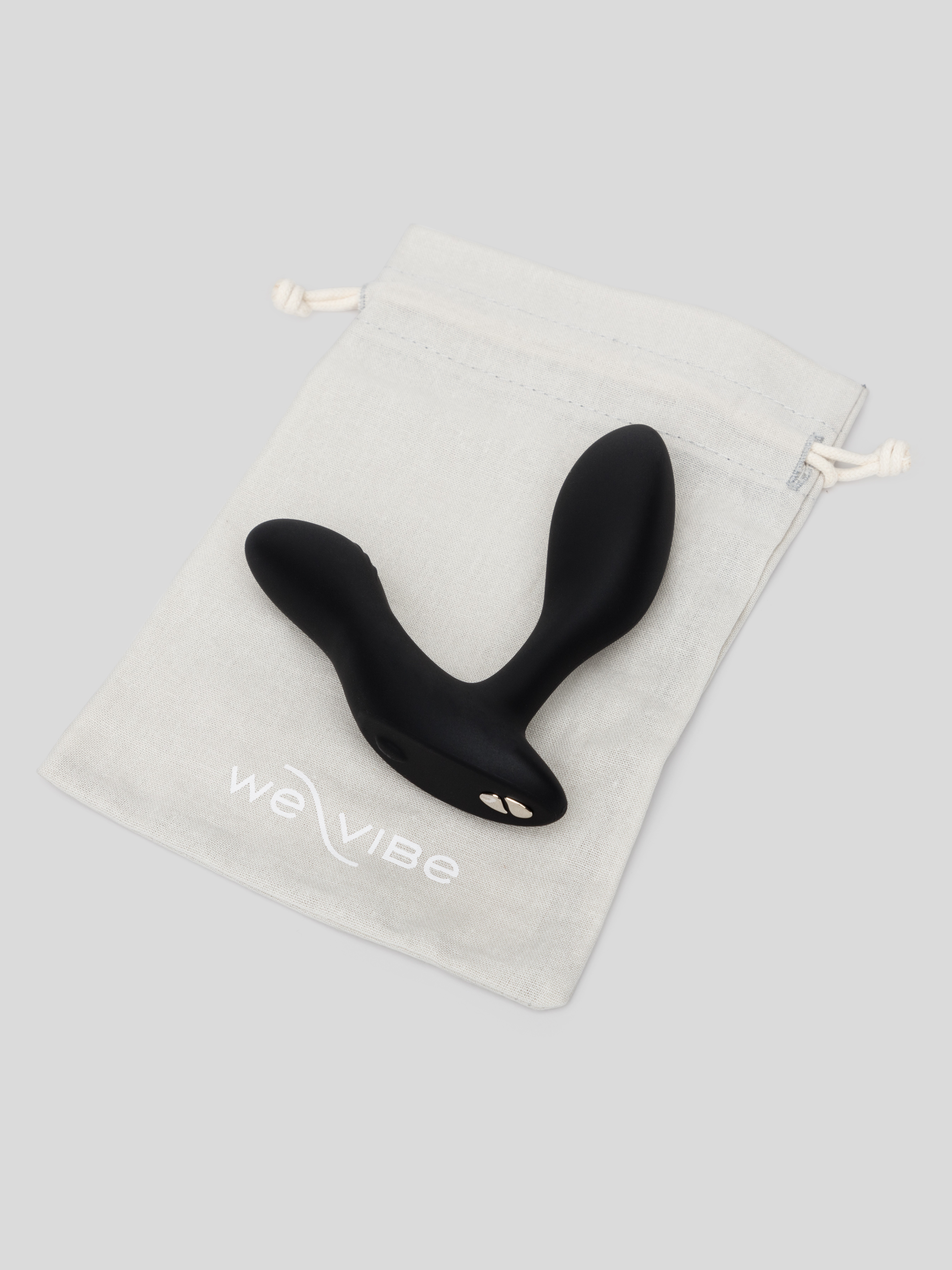 We-Vibe Vector+ App and Remote Controlled Rechargeable Prostate Massager, Black, hi-res