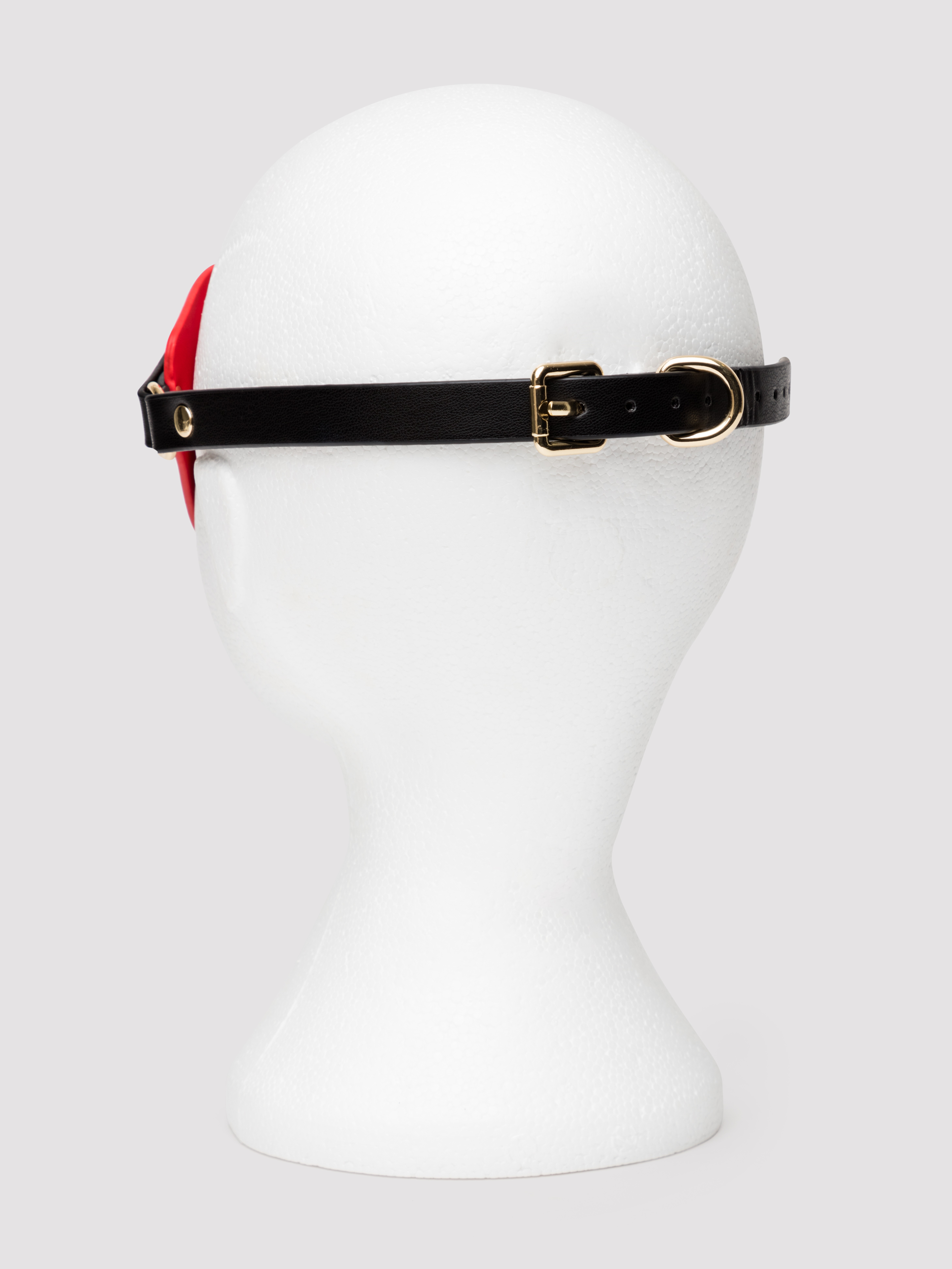 Ouch! Milan Faux Leather Blindfold, Red, hi-res