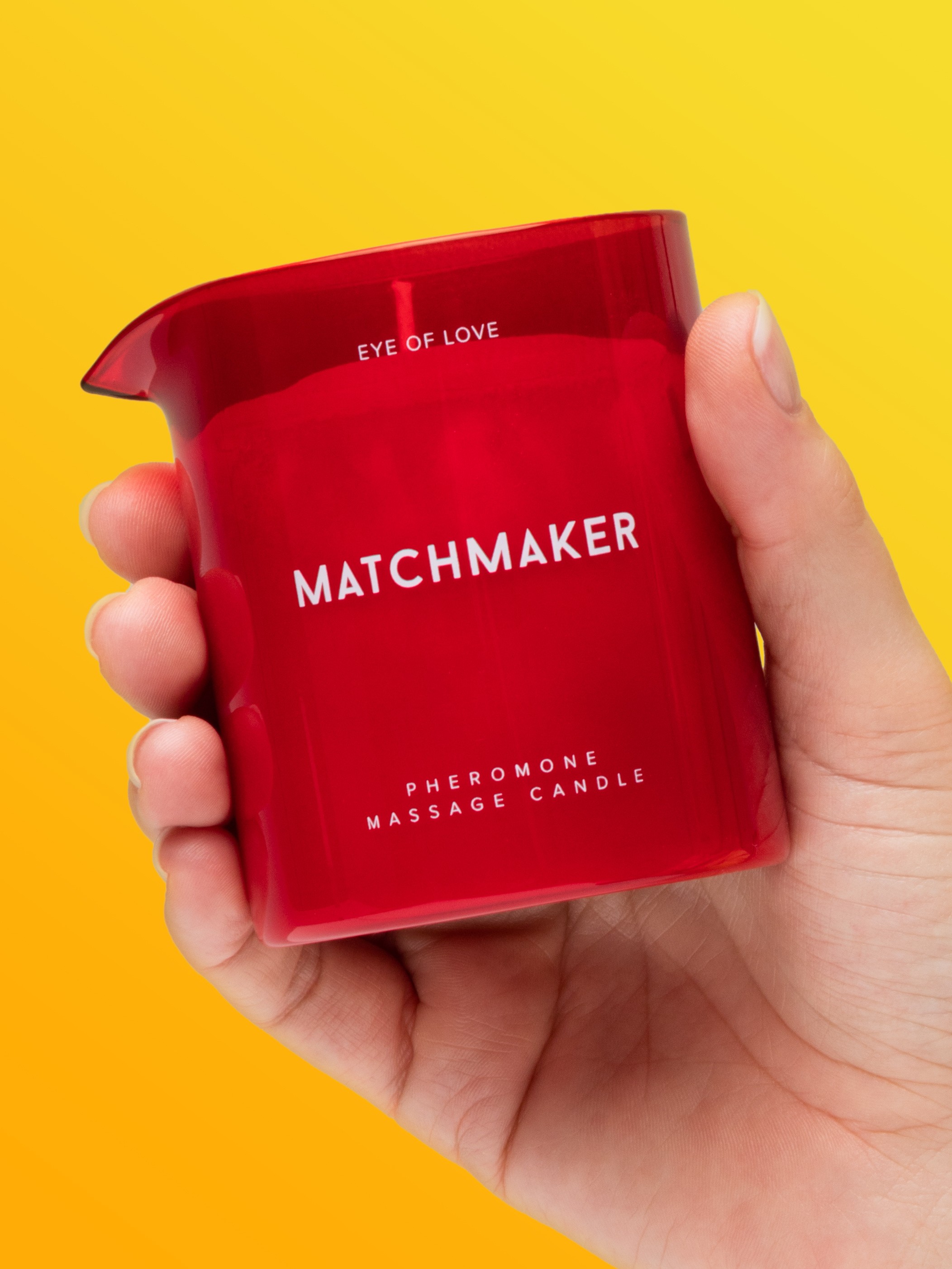 Matchmaker Eye of Love Red Diamond Pheromone Massage Candle 150g, , hi-res
