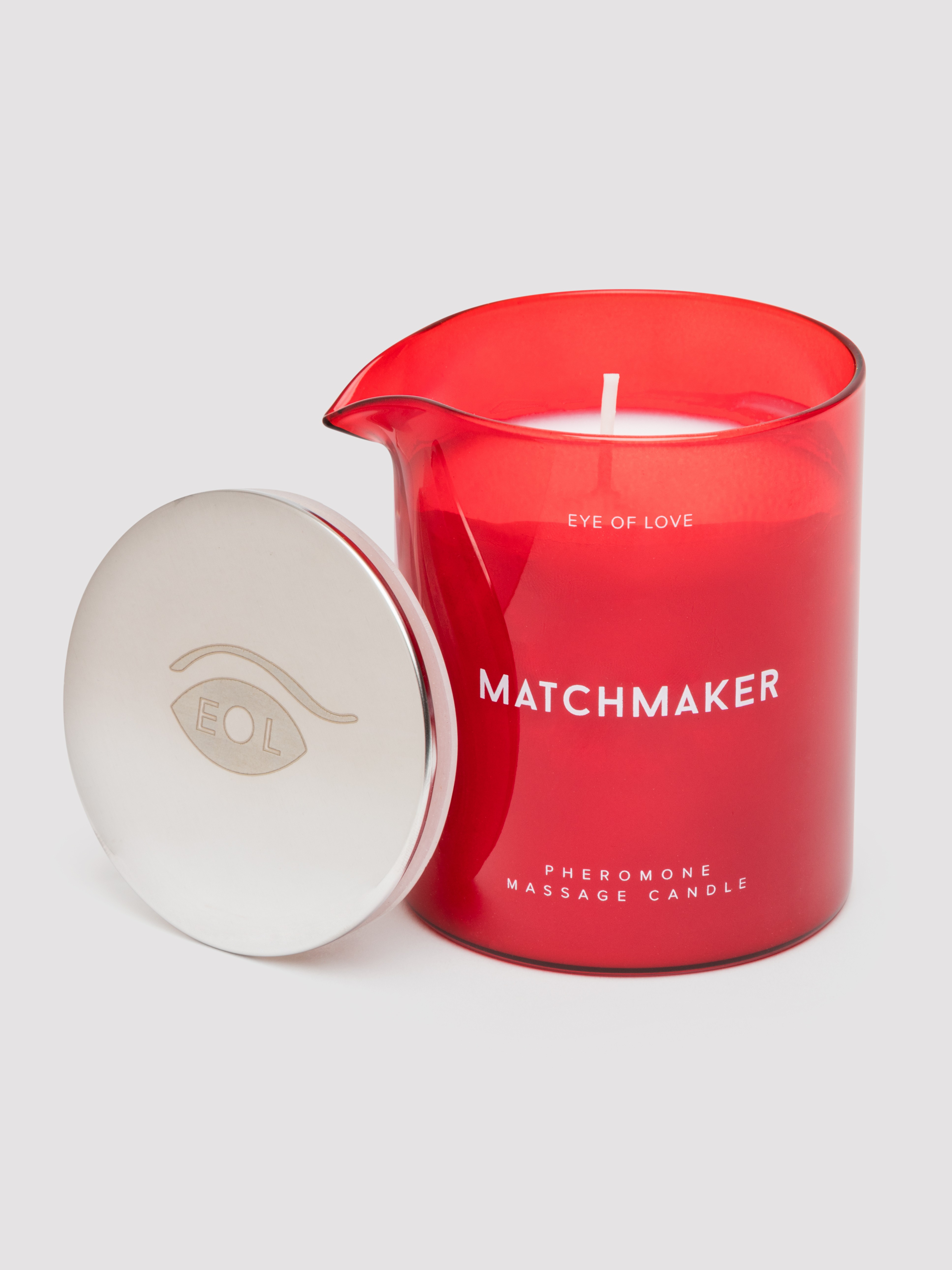 Matchmaker Eye of Love Red Diamond Pheromone Massage Candle 150g, , hi-res