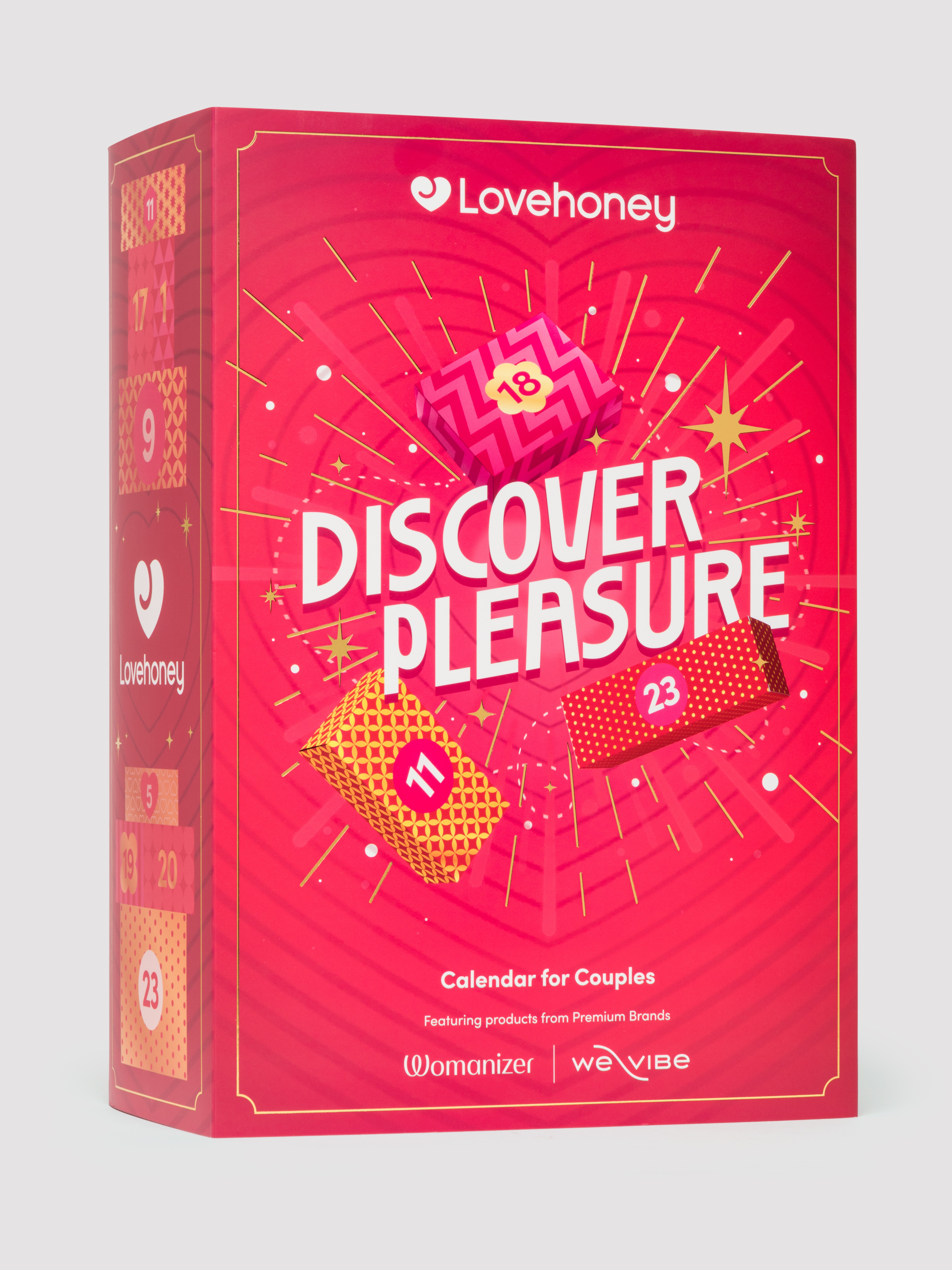 Lovehoney Couple's Advent Calendar (24 Day), Red, hi-res