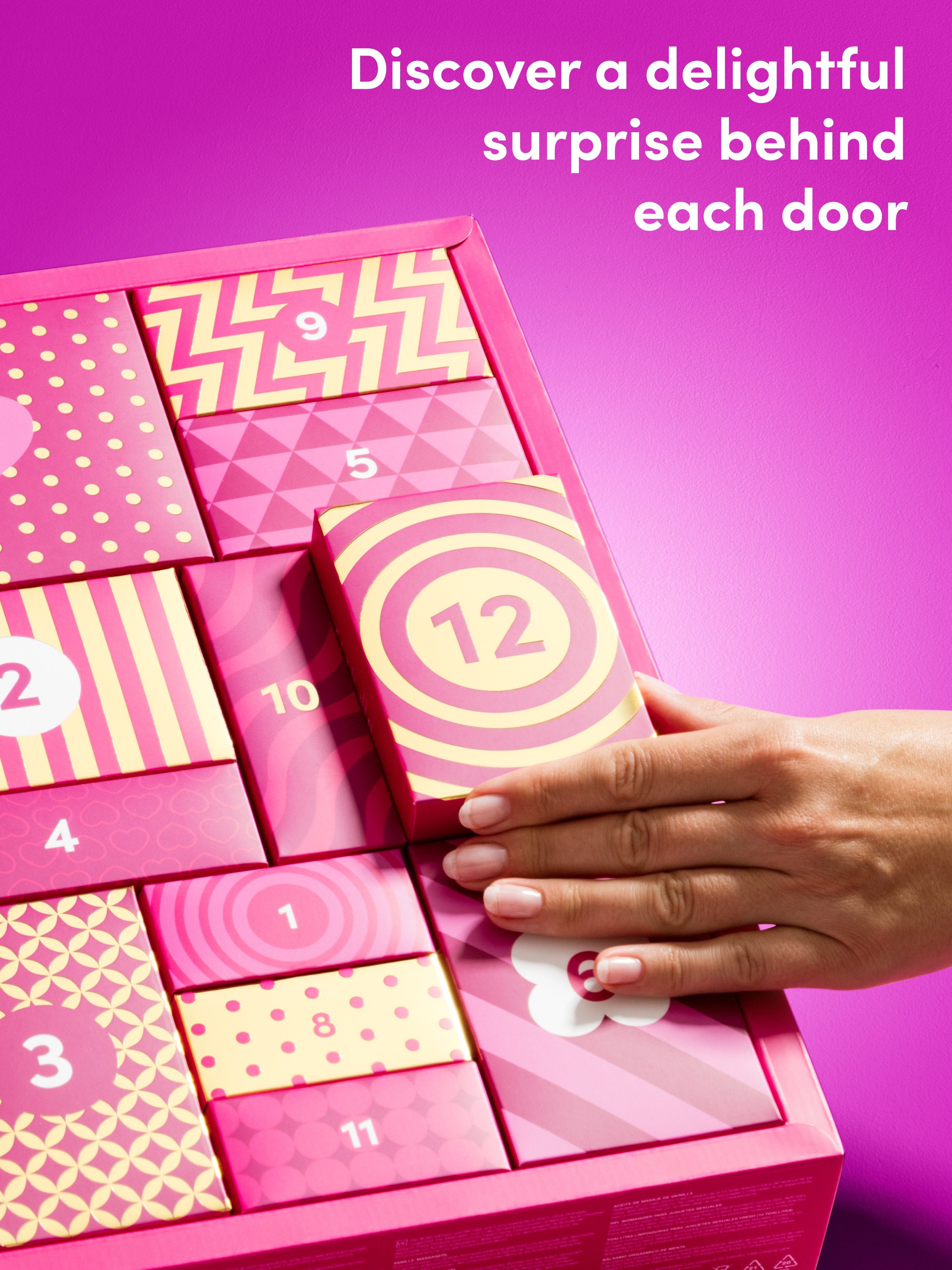 Lovehoney Romance Advent Calendar (12 Day), Pink, hi-res