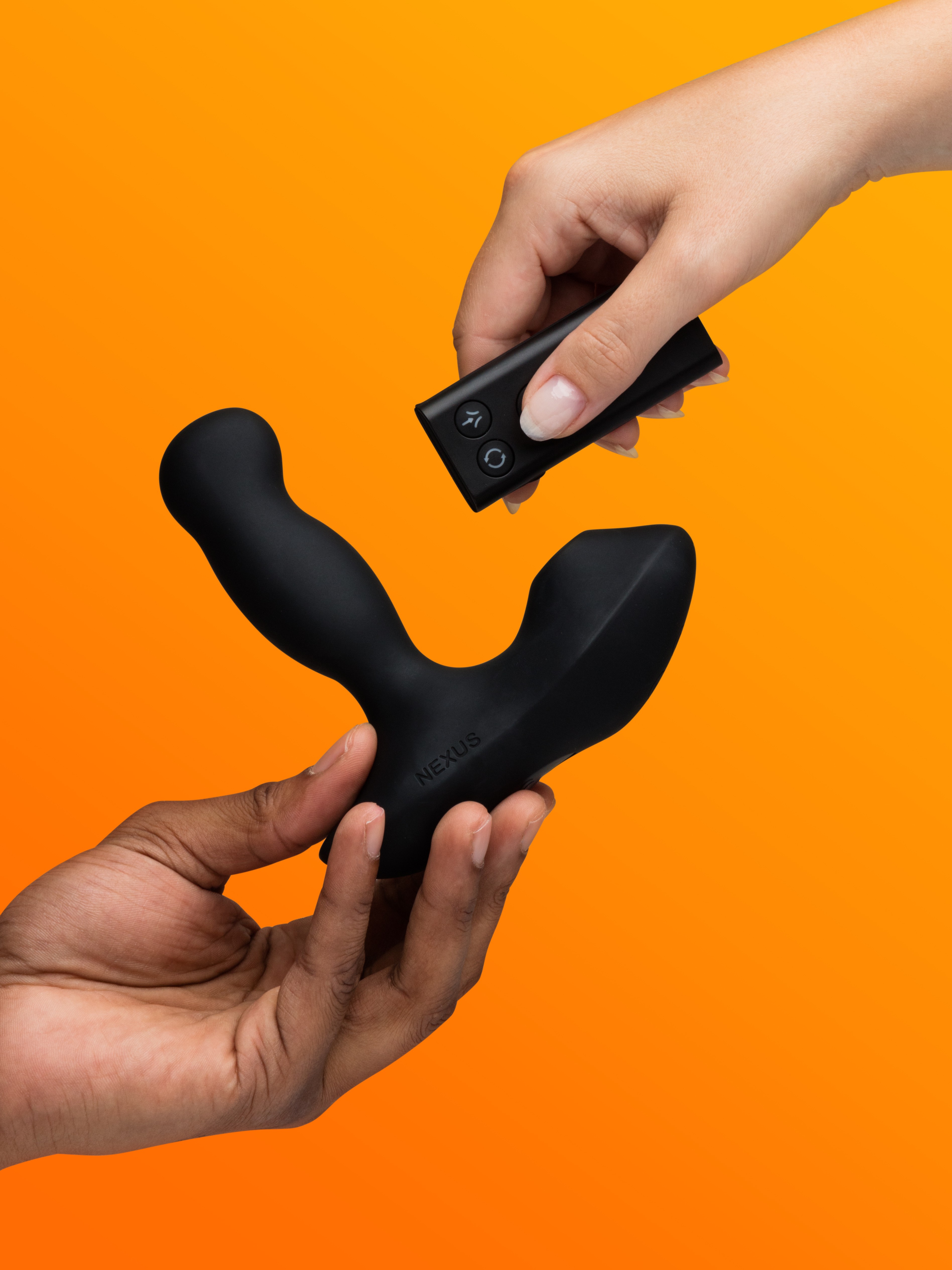 Nexus Revo Air Dual Stimulation Prostate Massager, Black, hi-res