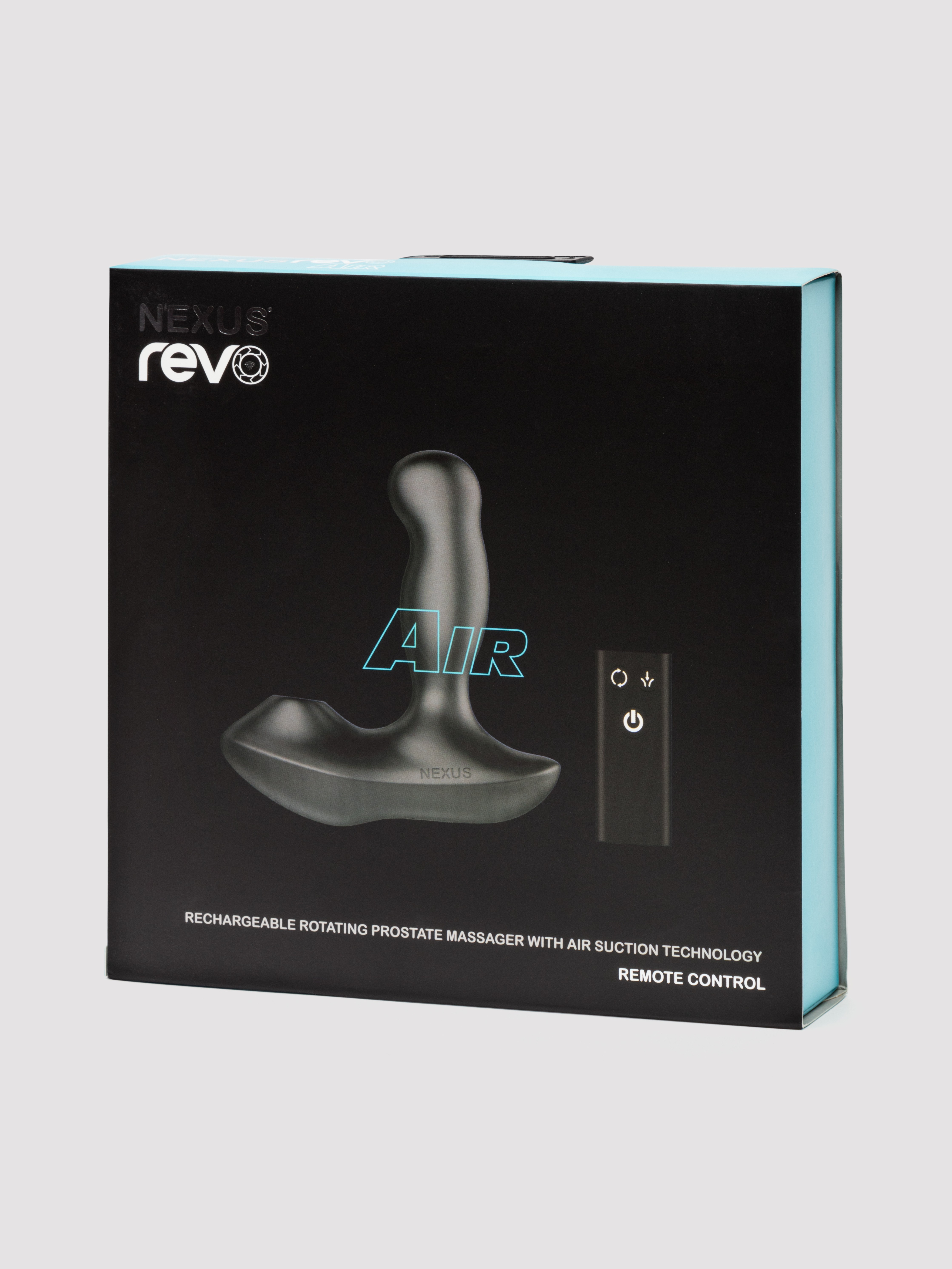 Nexus Revo Air Dual Stimulation Prostate Massager, Black, hi-res
