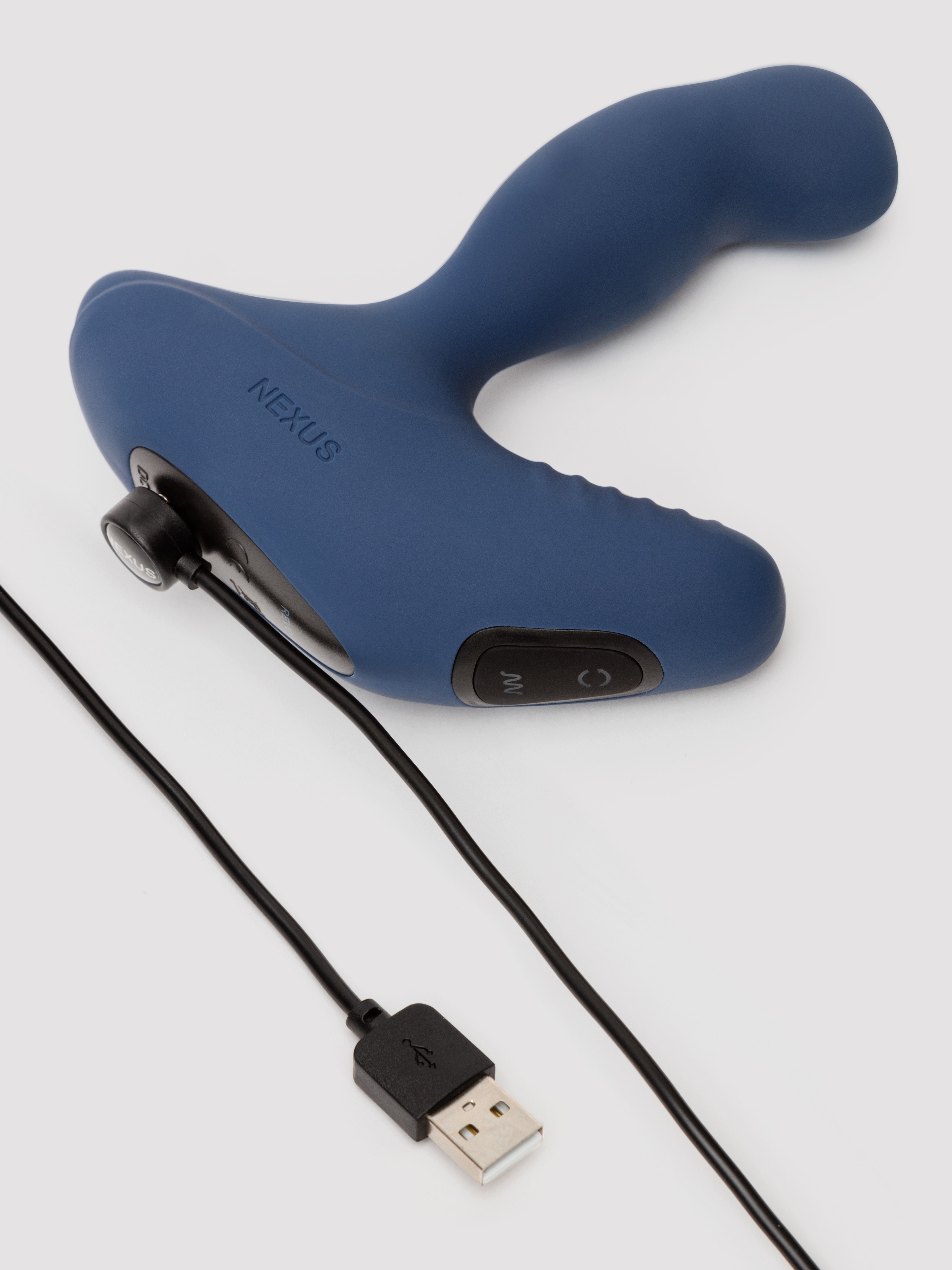 Nexus Revo Blue Rechargeable Rotating Prostate Massager, Blue, hi-res