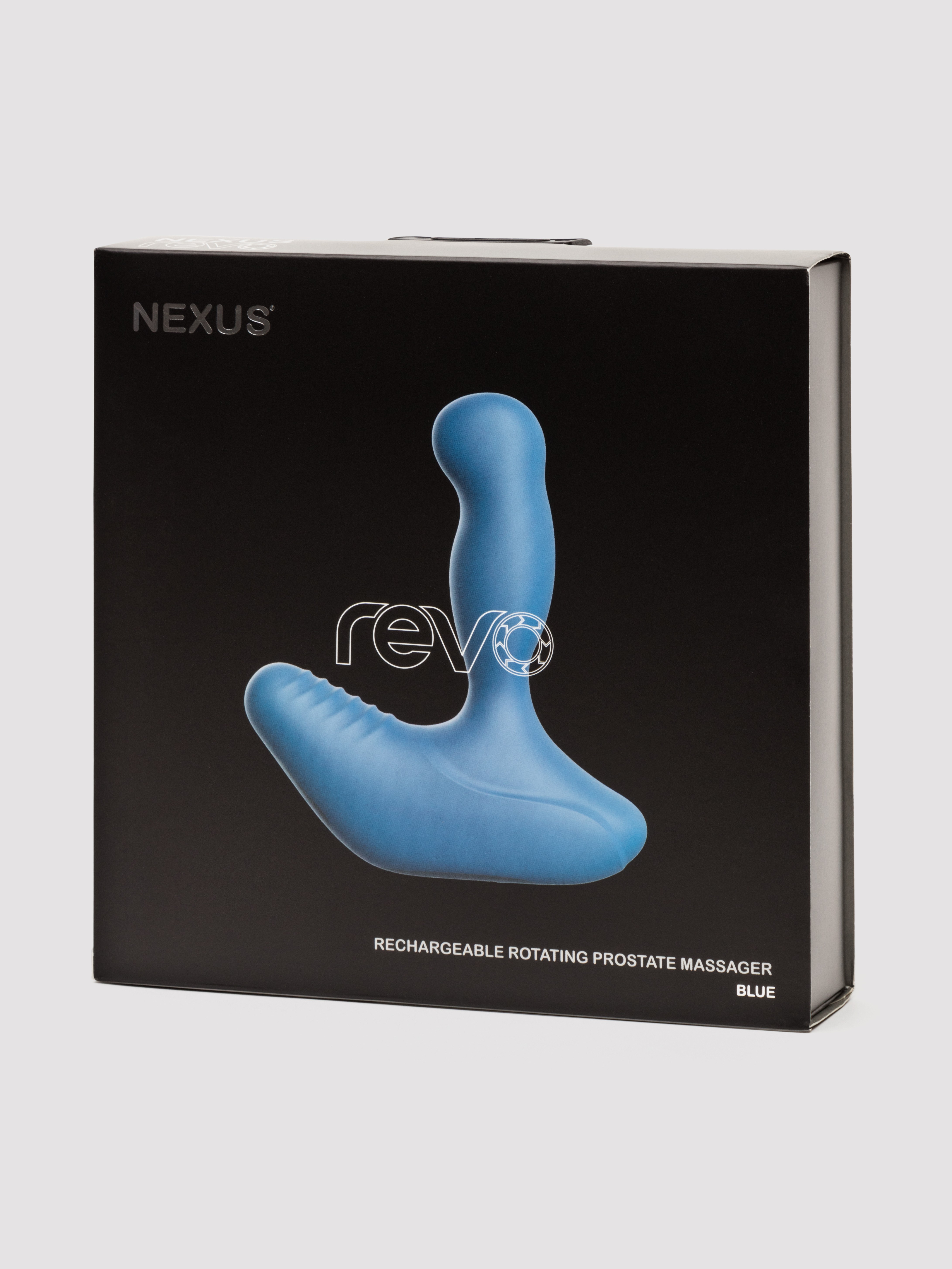 Nexus Revo Blue Rechargeable Rotating Prostate Massager, Blue, hi-res