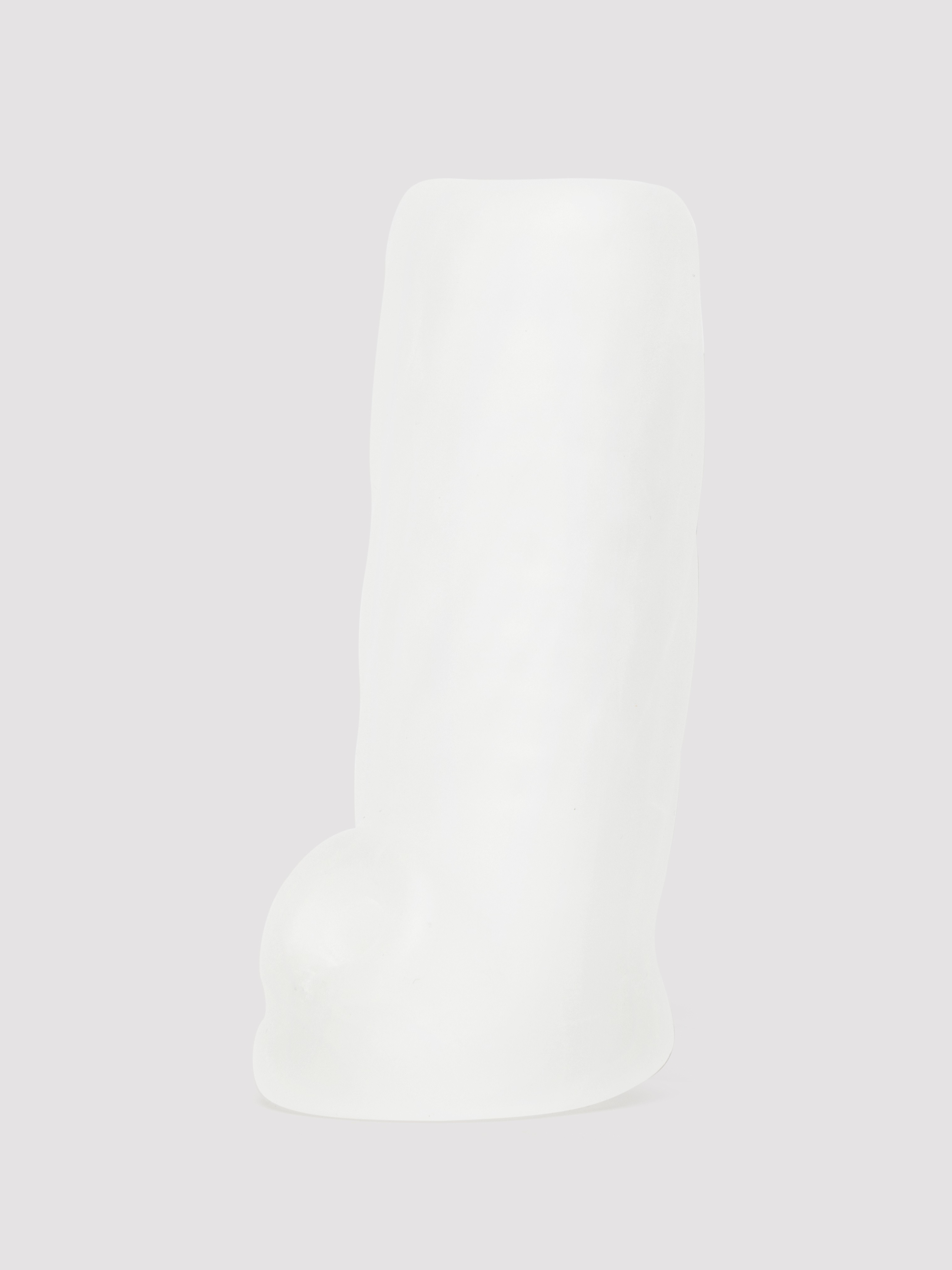 Lovehoney Mega Mighty Uncut Penis Sleeve with Ball Loop, White, hi-res