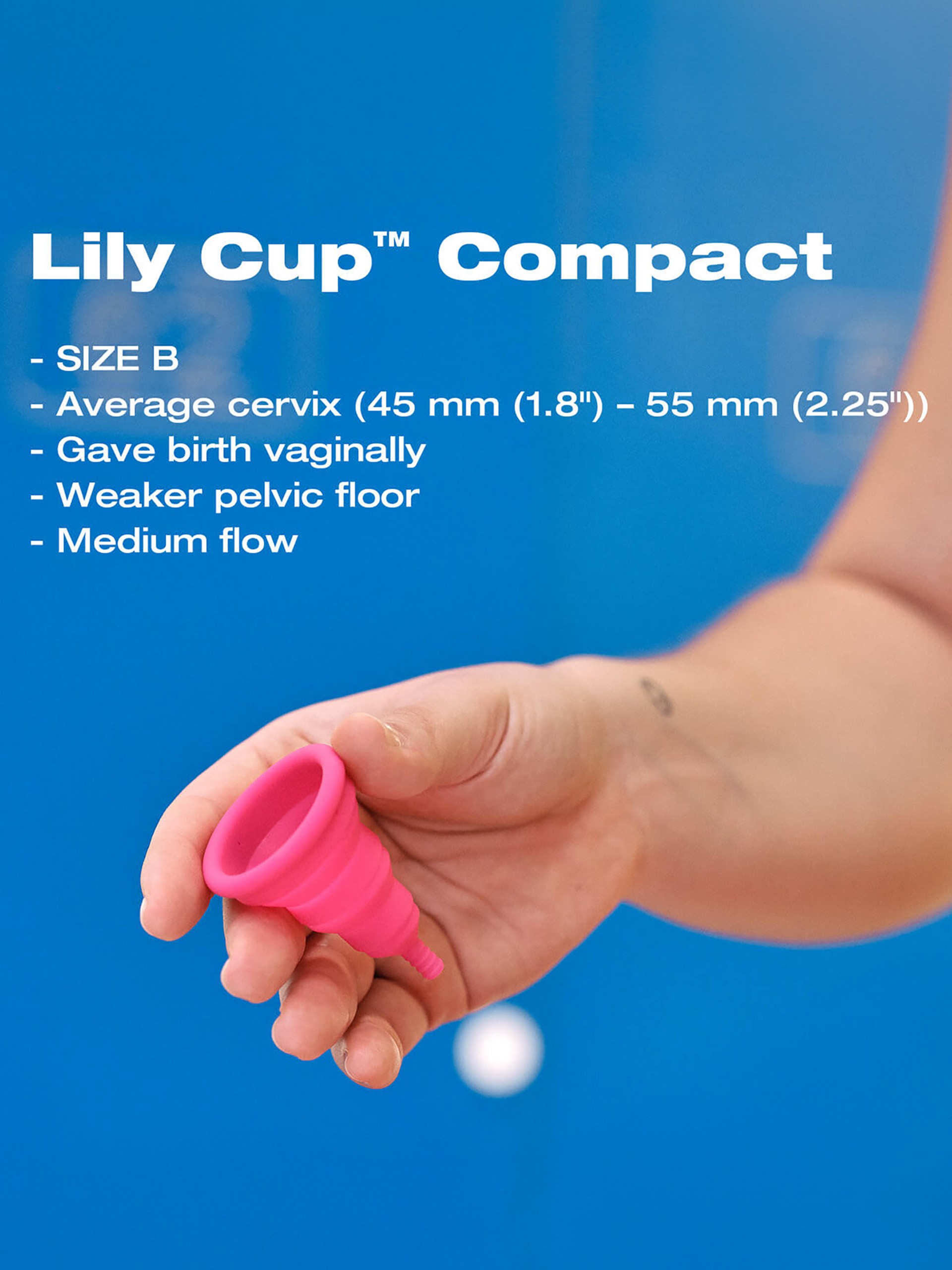 Intimina Lily Menstrual Cup Compact B, , hi-res