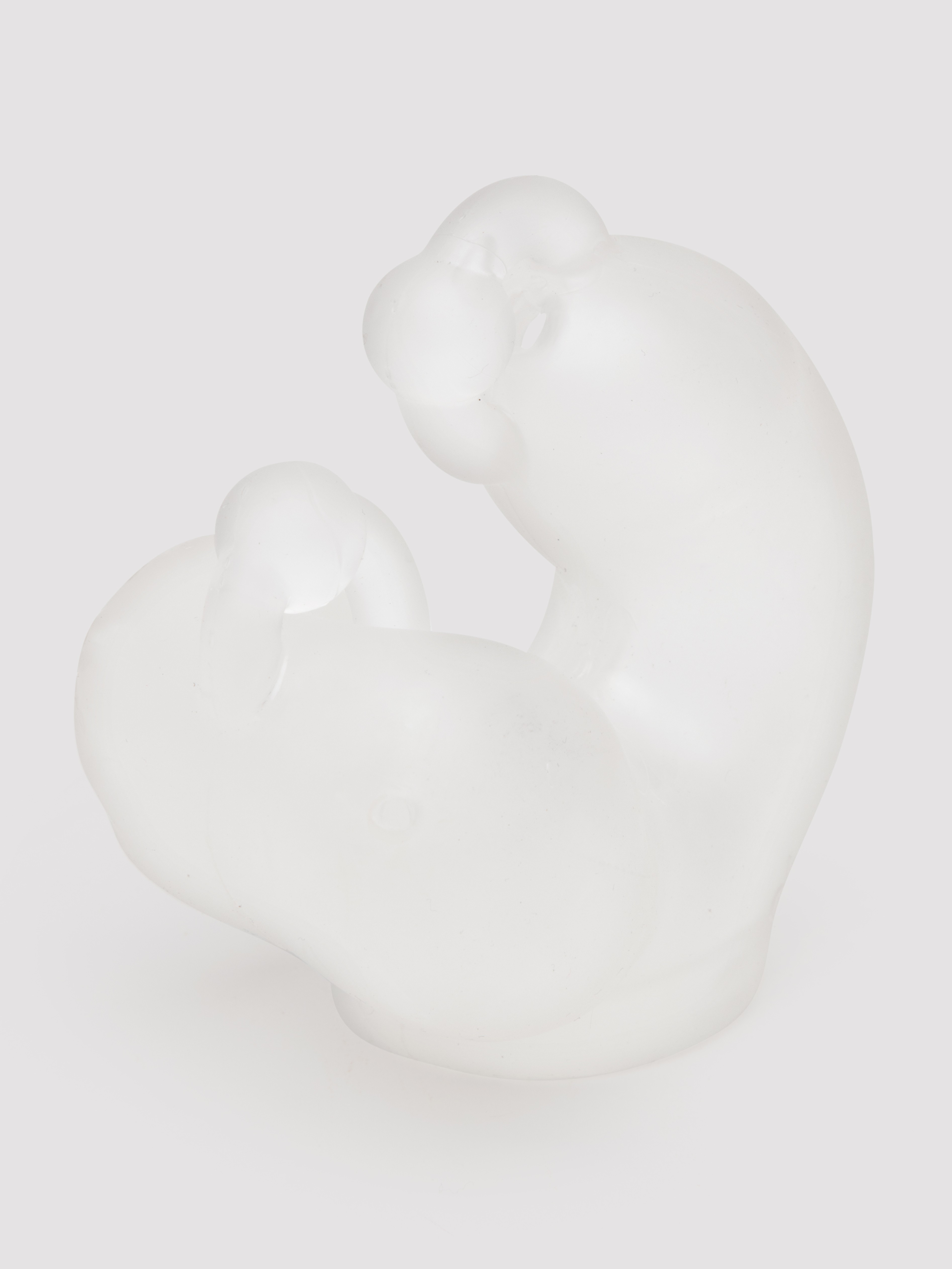 Oxballs Meatlocker Full Cover Chastity Cage, Clear, hi-res