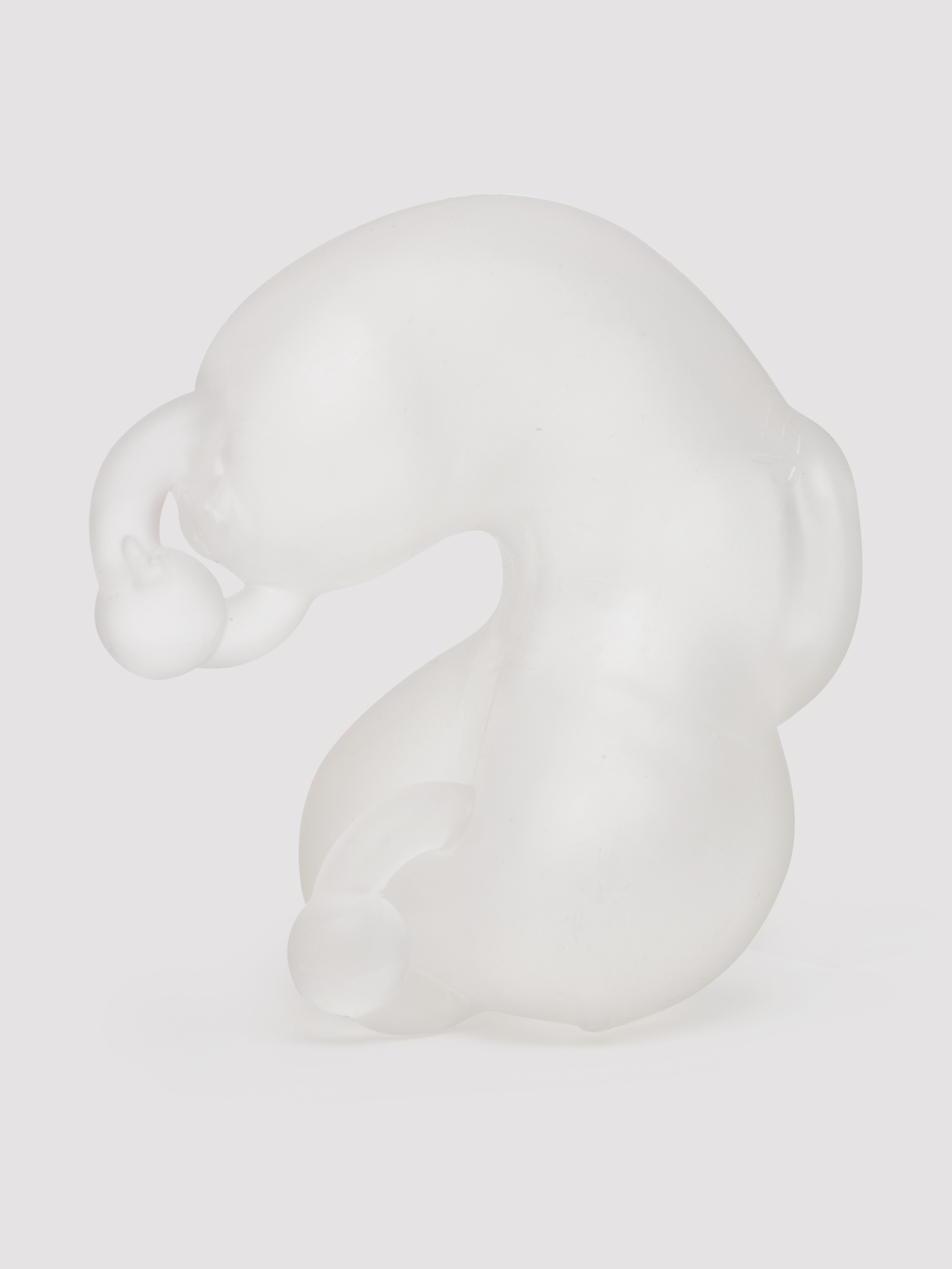 Oxballs Meatlocker Full Cover Chastity Cage, Clear, hi-res