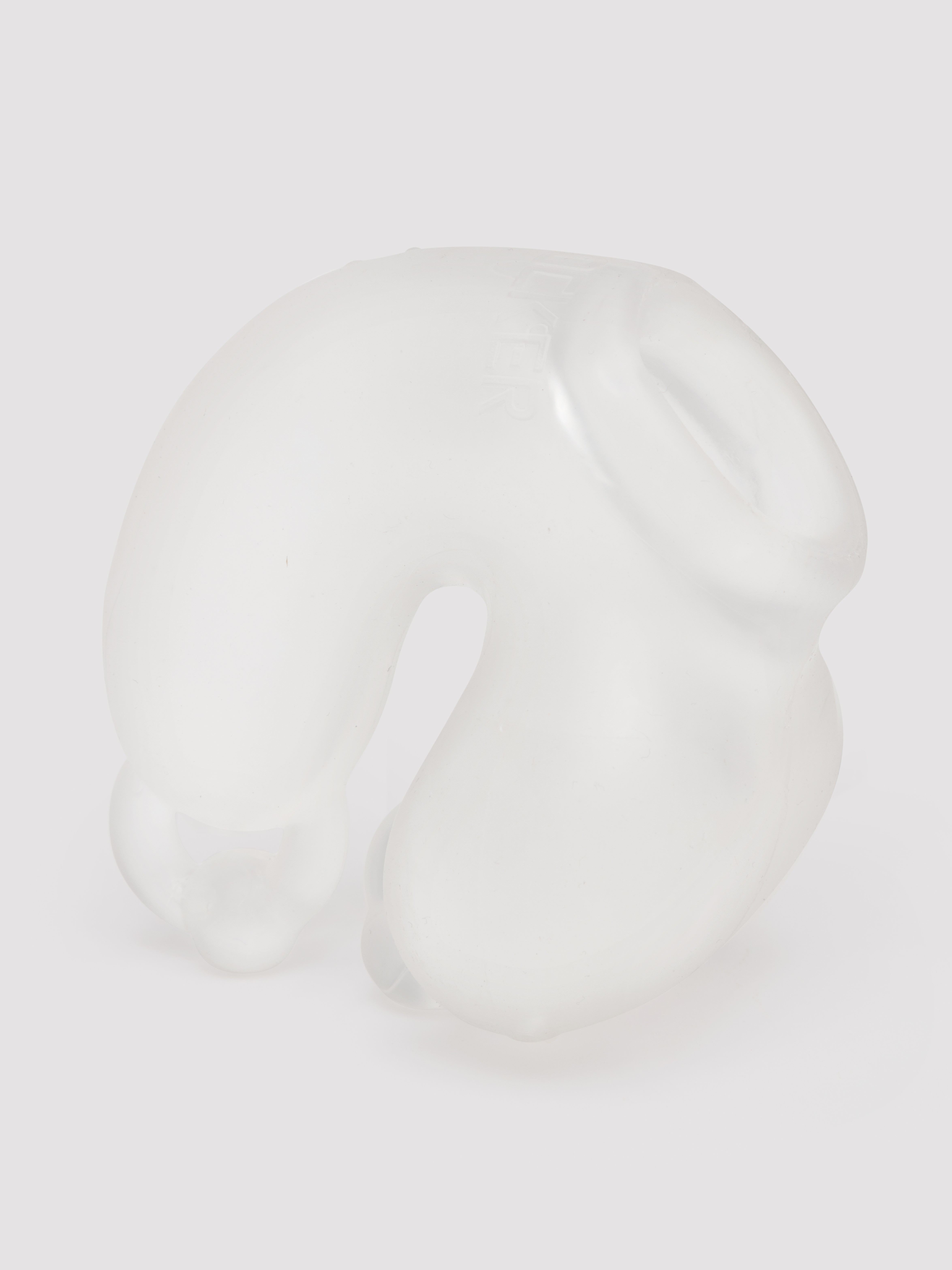 Oxballs Meatlocker Full Cover Chastity Cage, Clear, hi-res