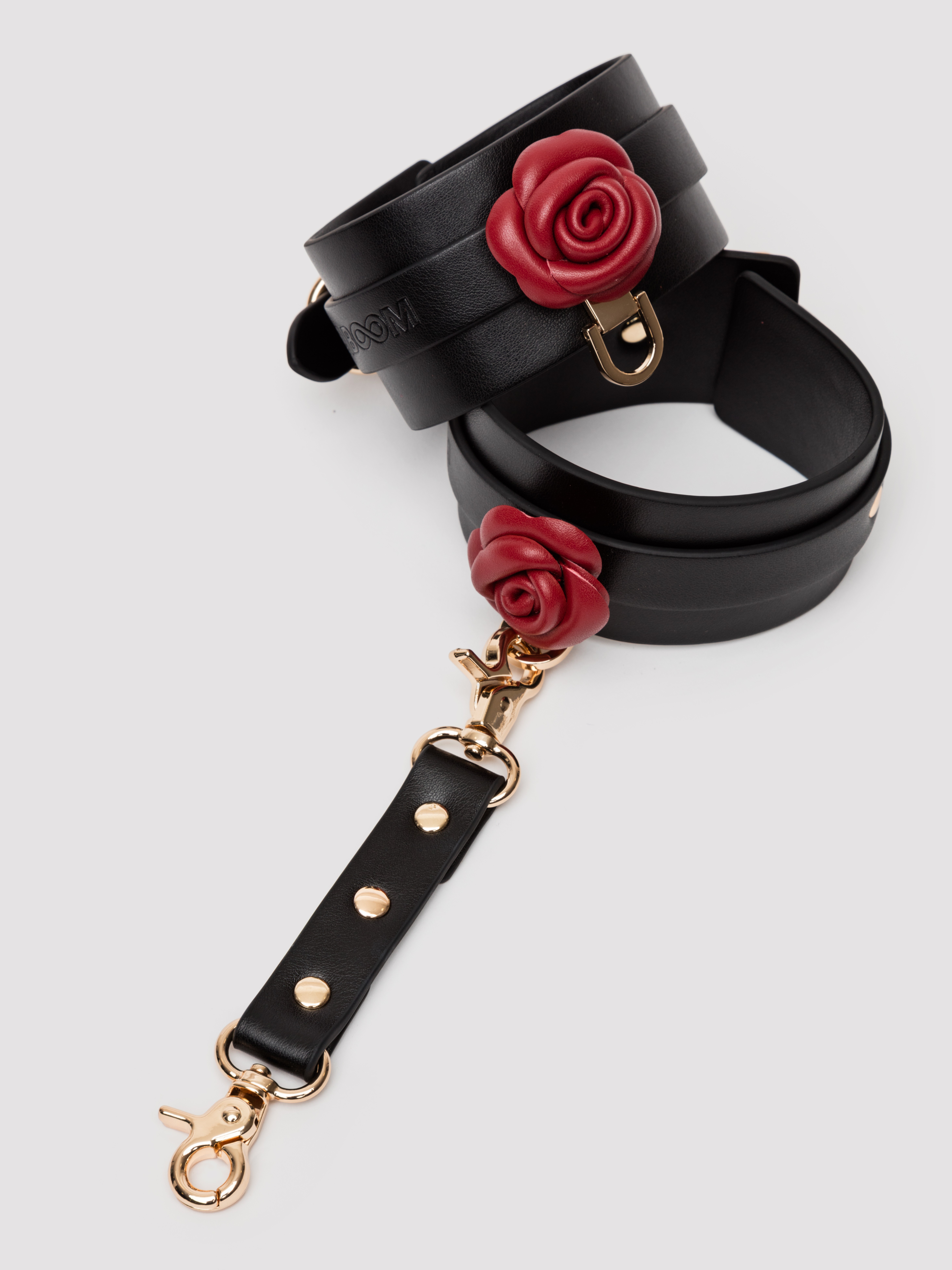 TABOOM Wild Roses Ankle Cuffs, Black, hi-res