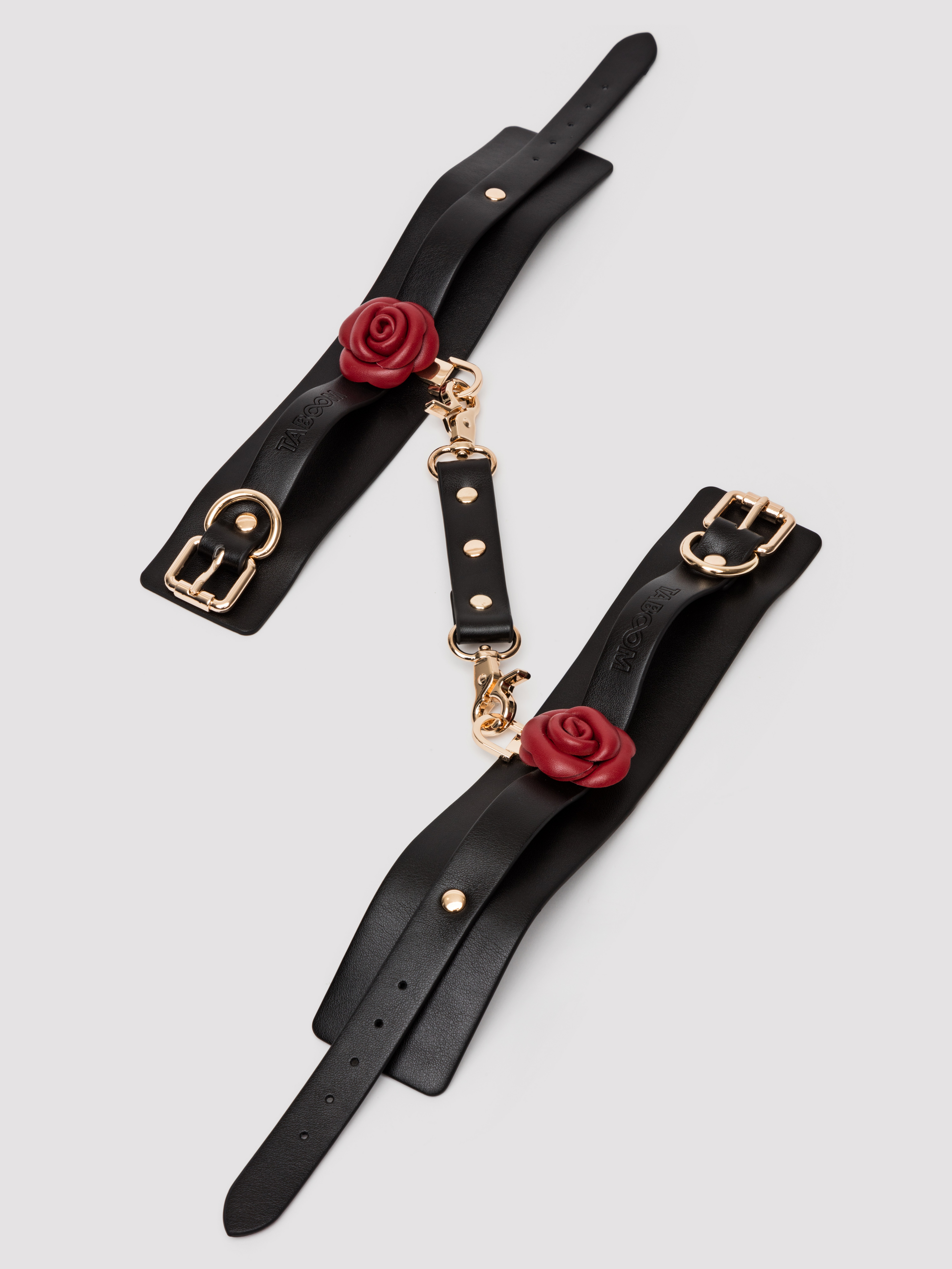 TABOOM Wild Roses Ankle Cuffs, Black, hi-res