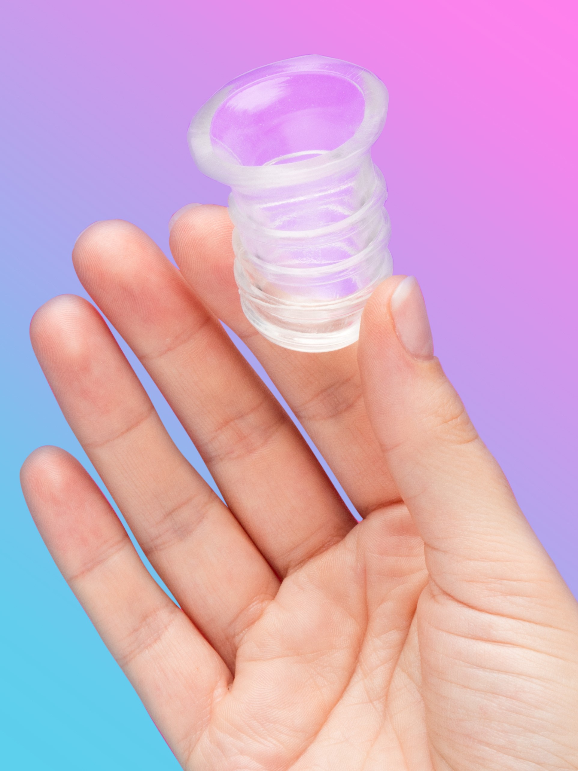 Oxballs H&uuml;nkyjunk Intense Grip Nipple Suckers, Clear, hi-res