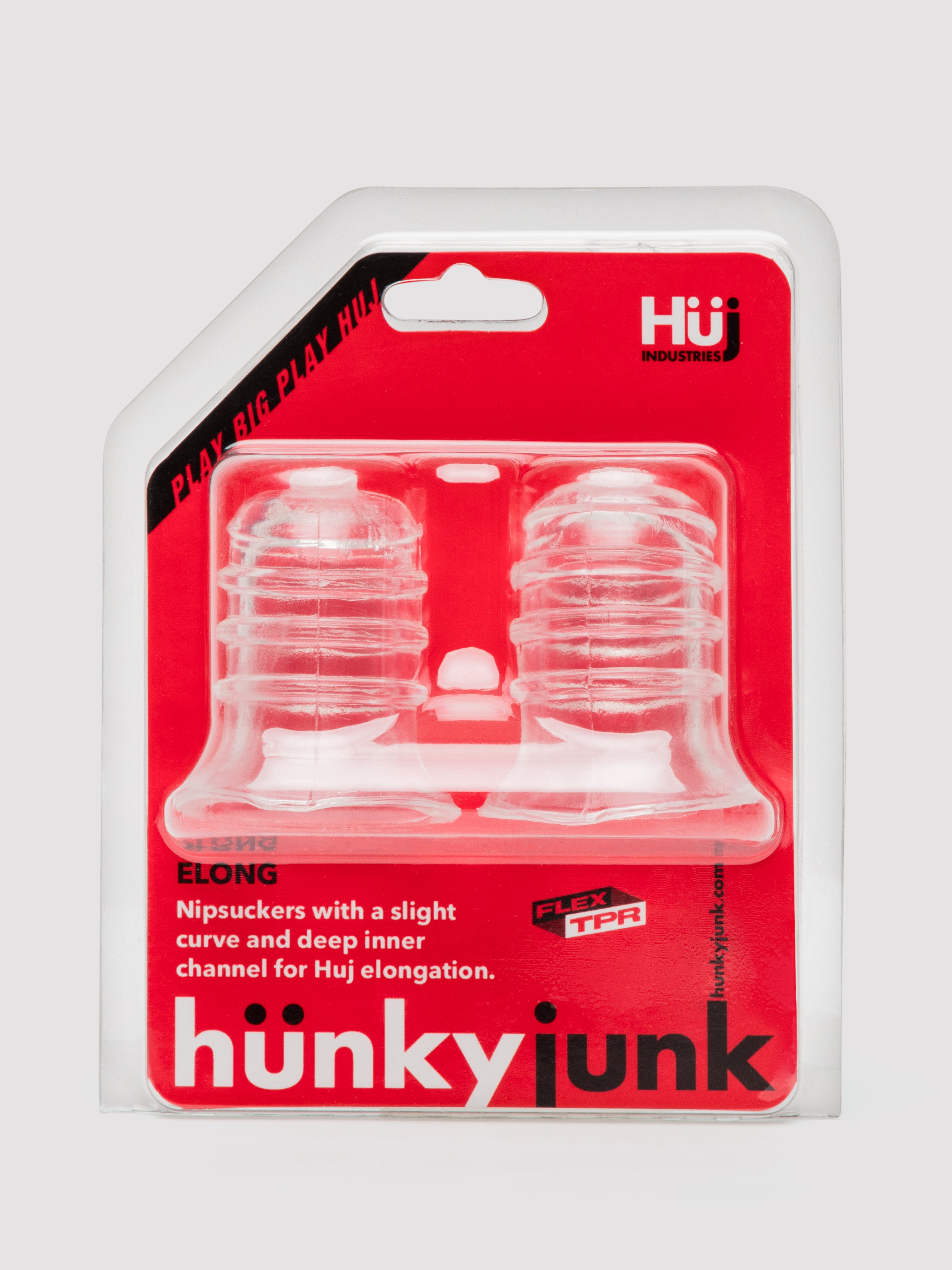 Oxballs H&uuml;nkyjunk Intense Grip Nipple Suckers, Clear, hi-res