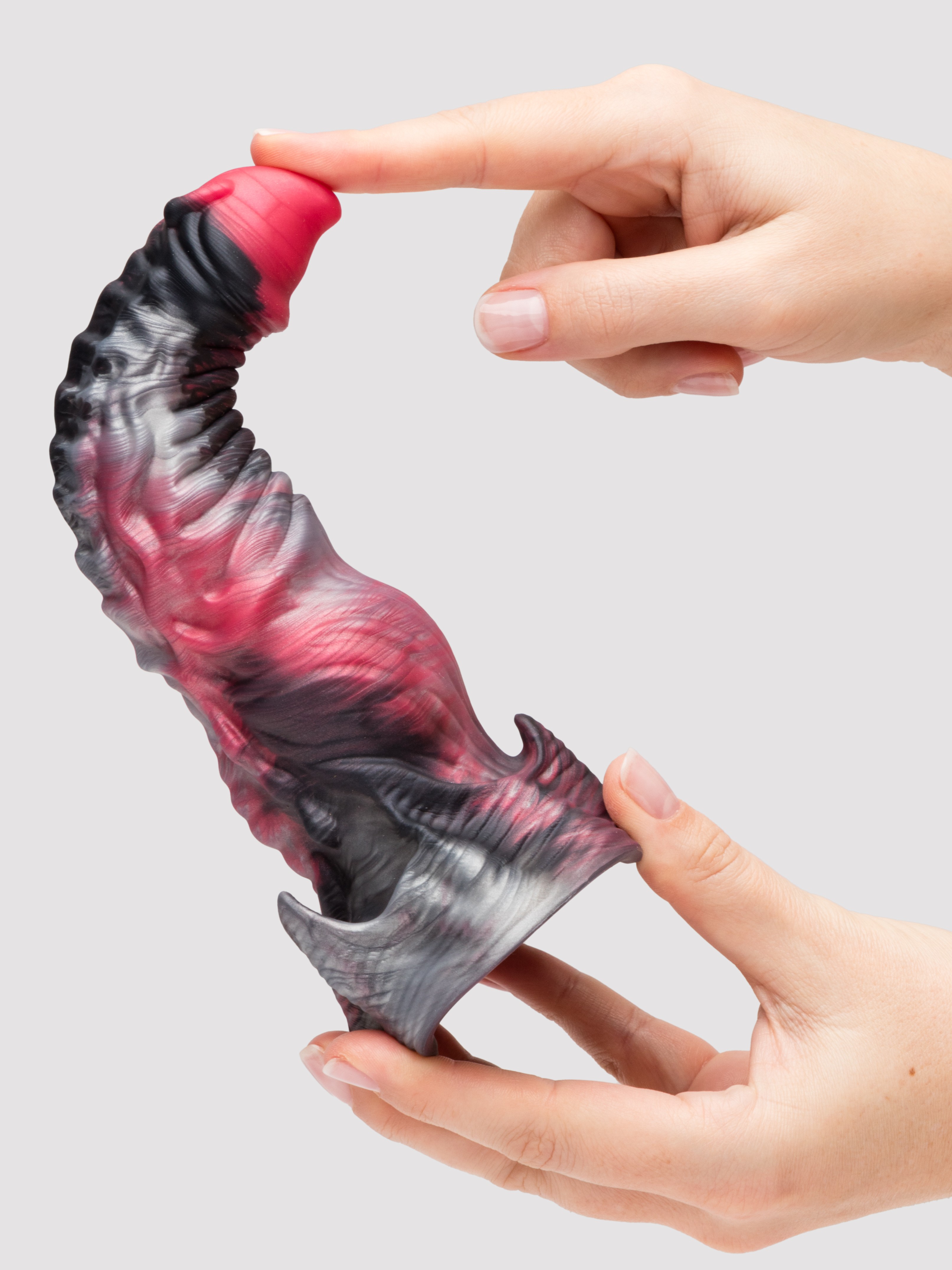 Creature Cocks Hades Silicone Dildo, Red, hi-res