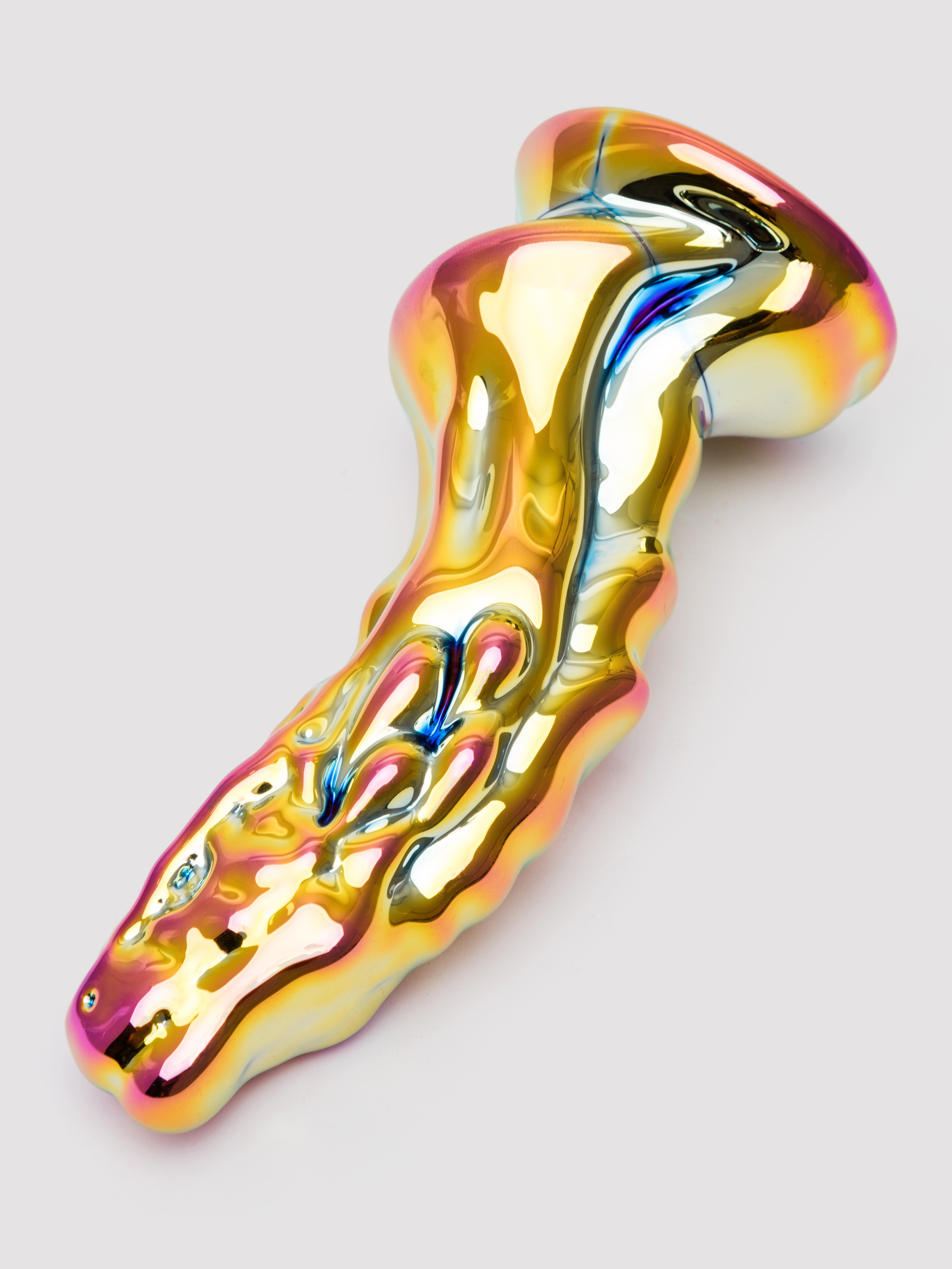 Creature Cocks Dragon Glass Dildo, Pink, hi-res