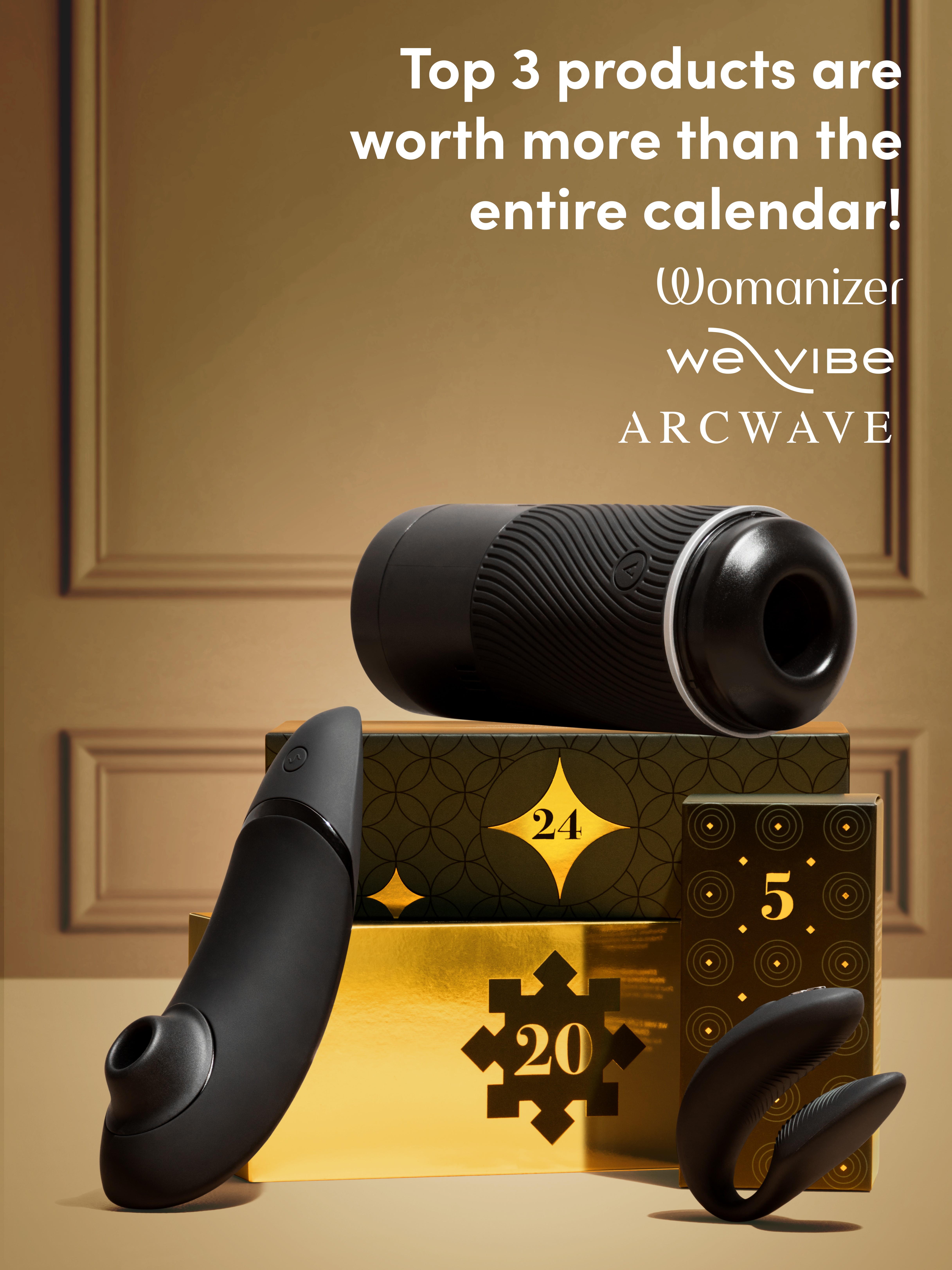 Womanizer Luxury Gift Set (24 Piece), Black, hi-res