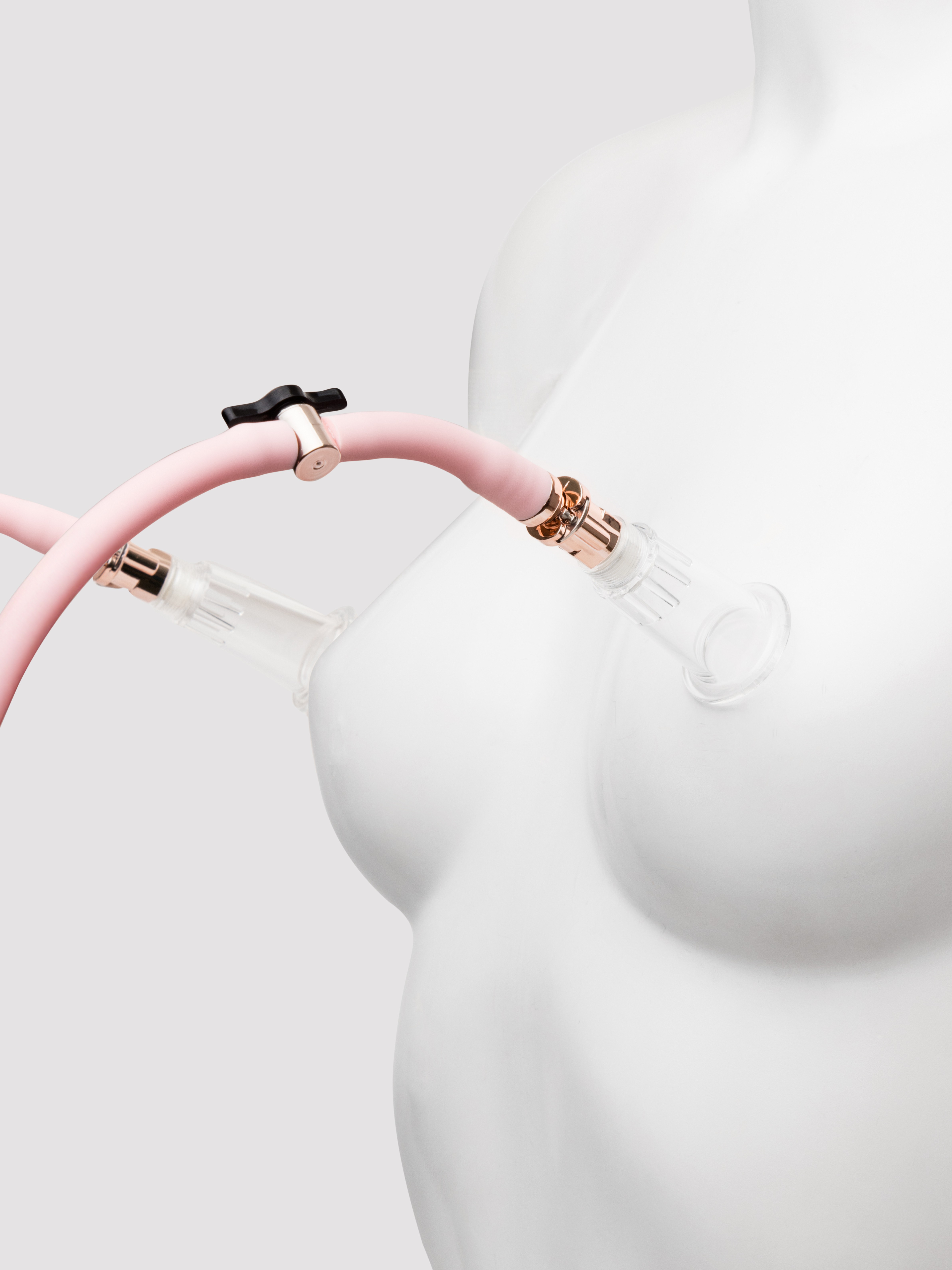 Pumped Clitoral and Nipple Pump Set, Pink, hi-res