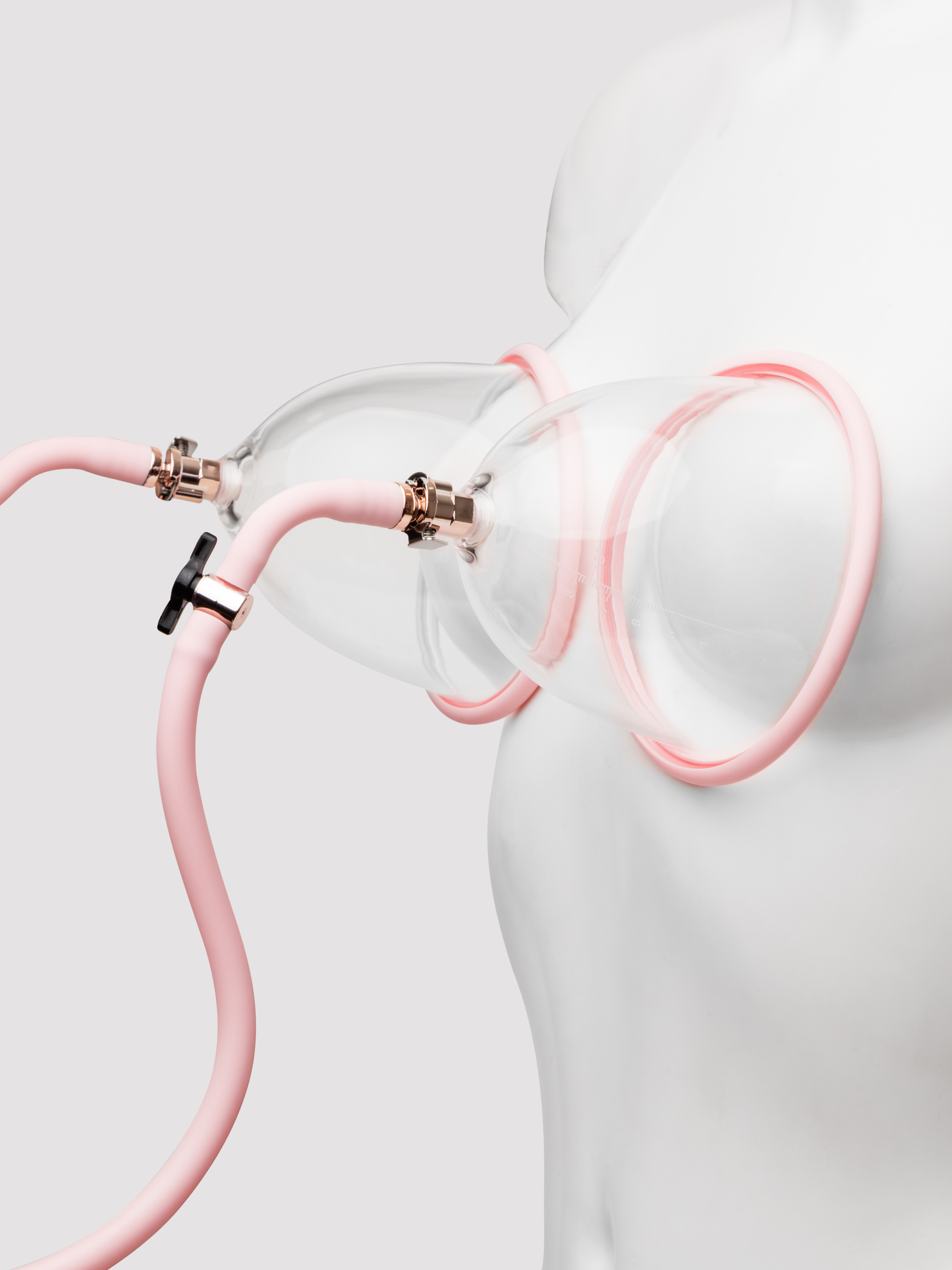 Pumped Breast Pump Set, Pink, hi-res