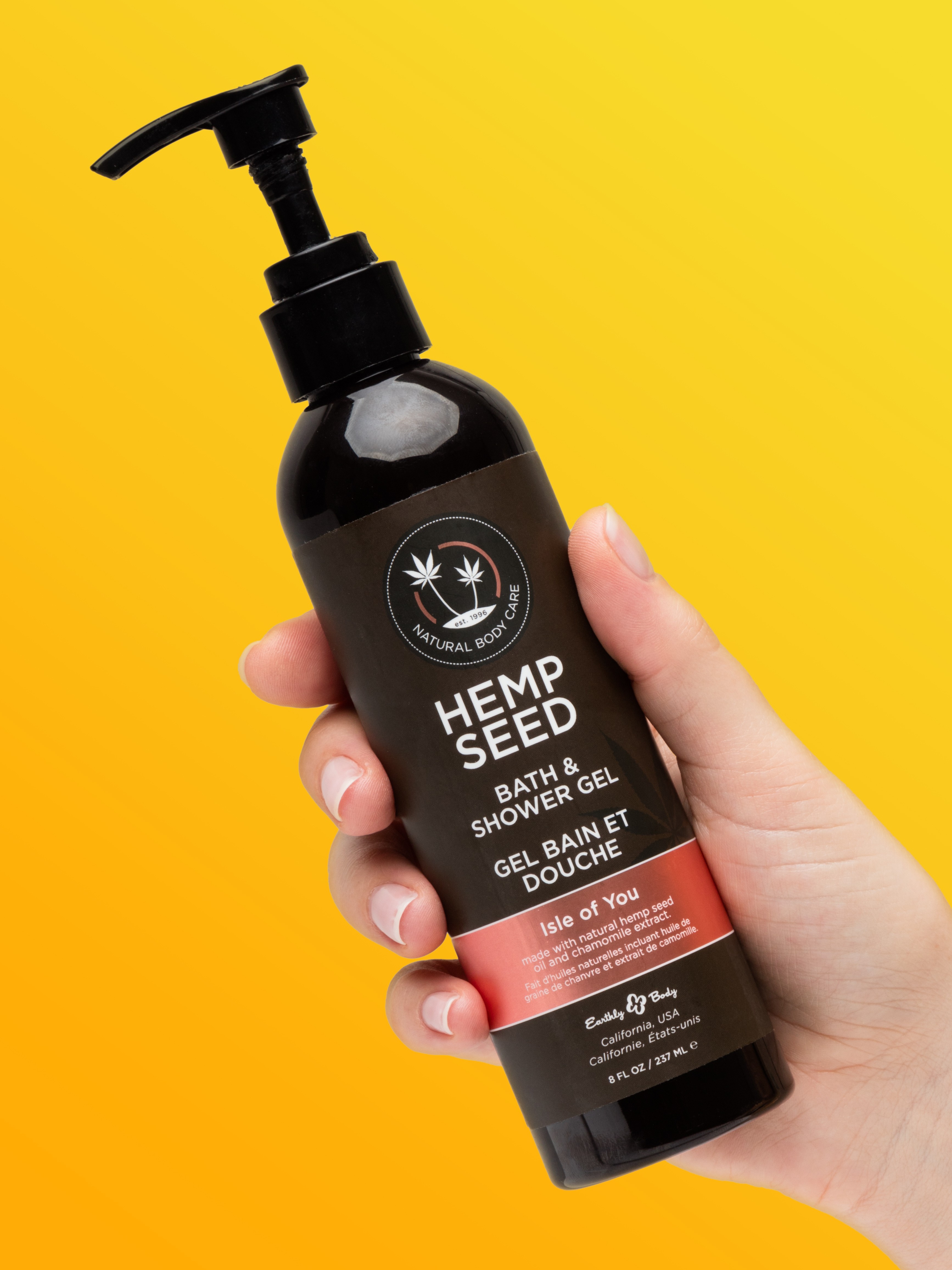 Earthly Body Hemp Seed Bath & Shower Gel Isle of You 237ml, , hi-res