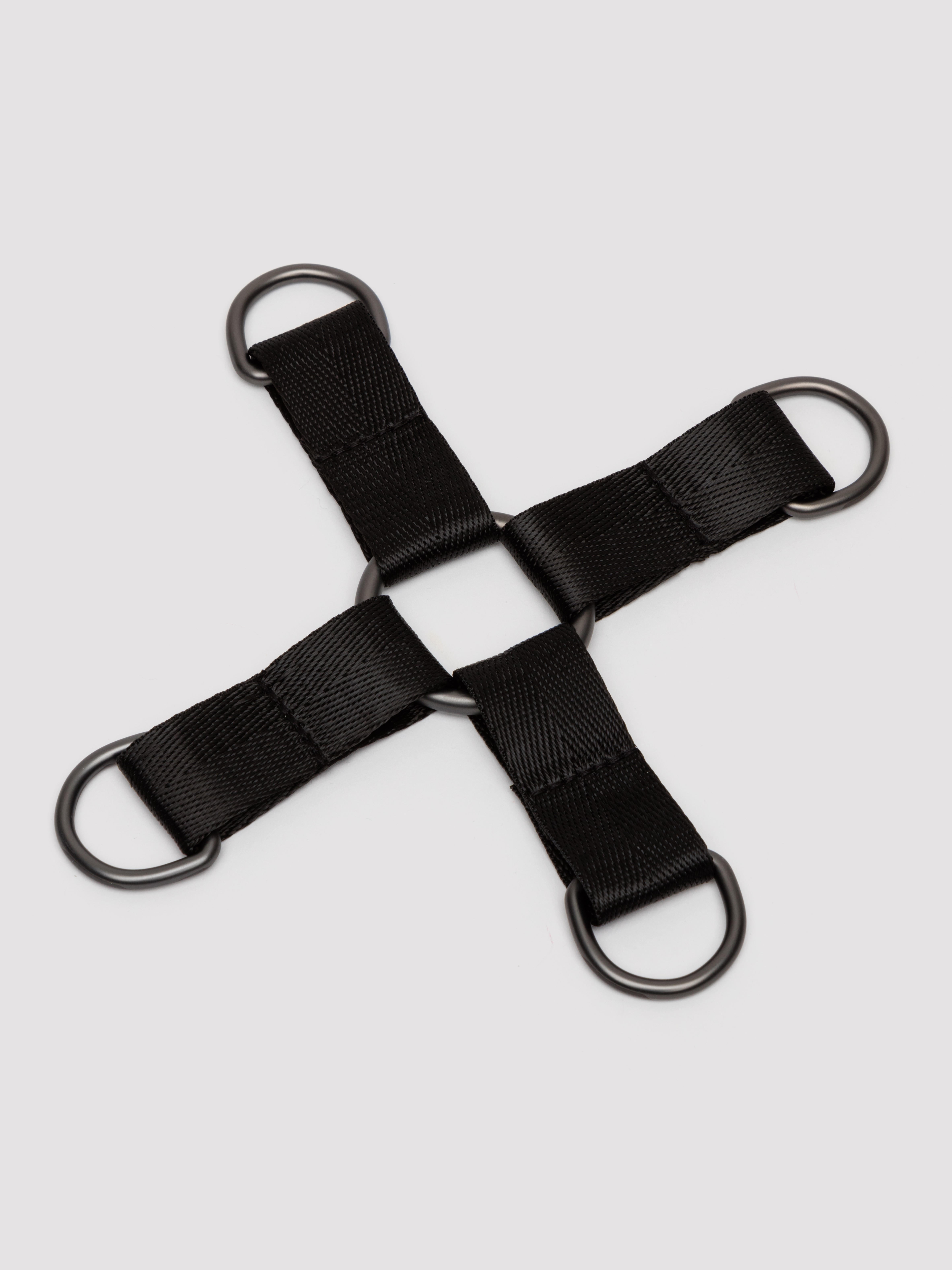 SEI MIO Hogtied and Satisfied Hog Tie and Cuff Set, Black, hi-res