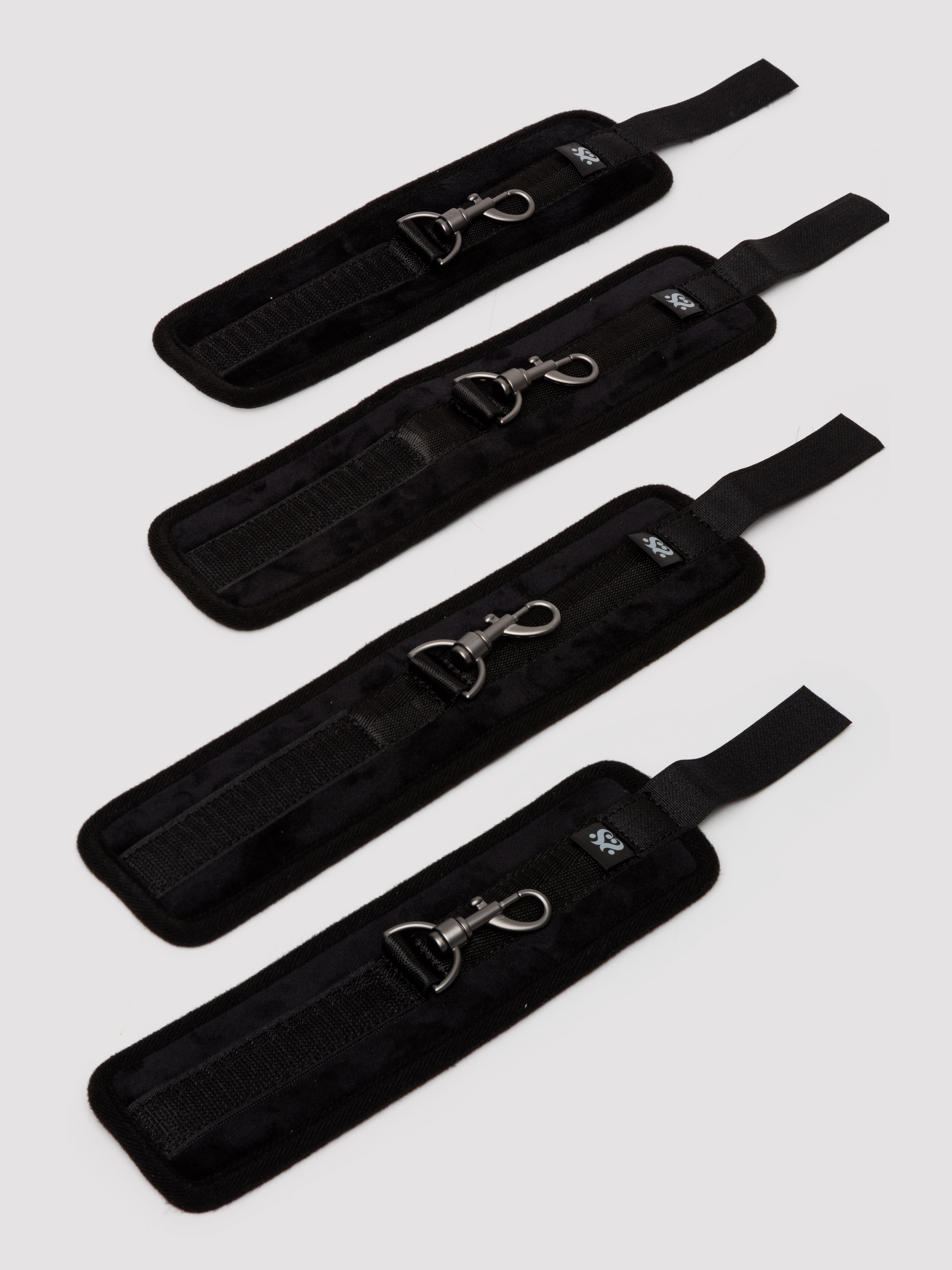 SEI MIO Hogtied and Satisfied Hog Tie and Cuff Set, Black, hi-res