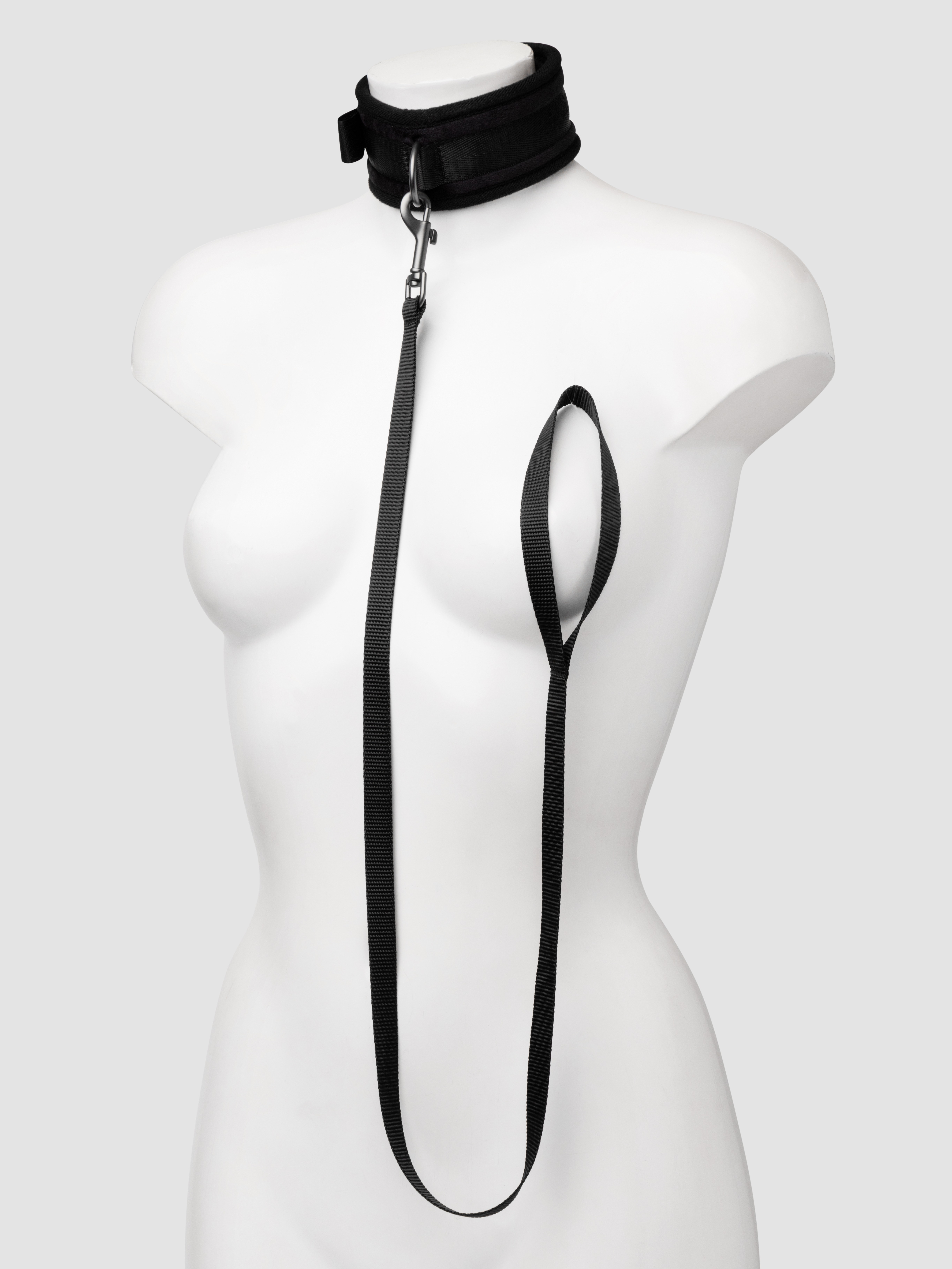 SEI MIO Neck Firmly in Check Adjustable Neck and Wrist Restraint Kit, Black, hi-res