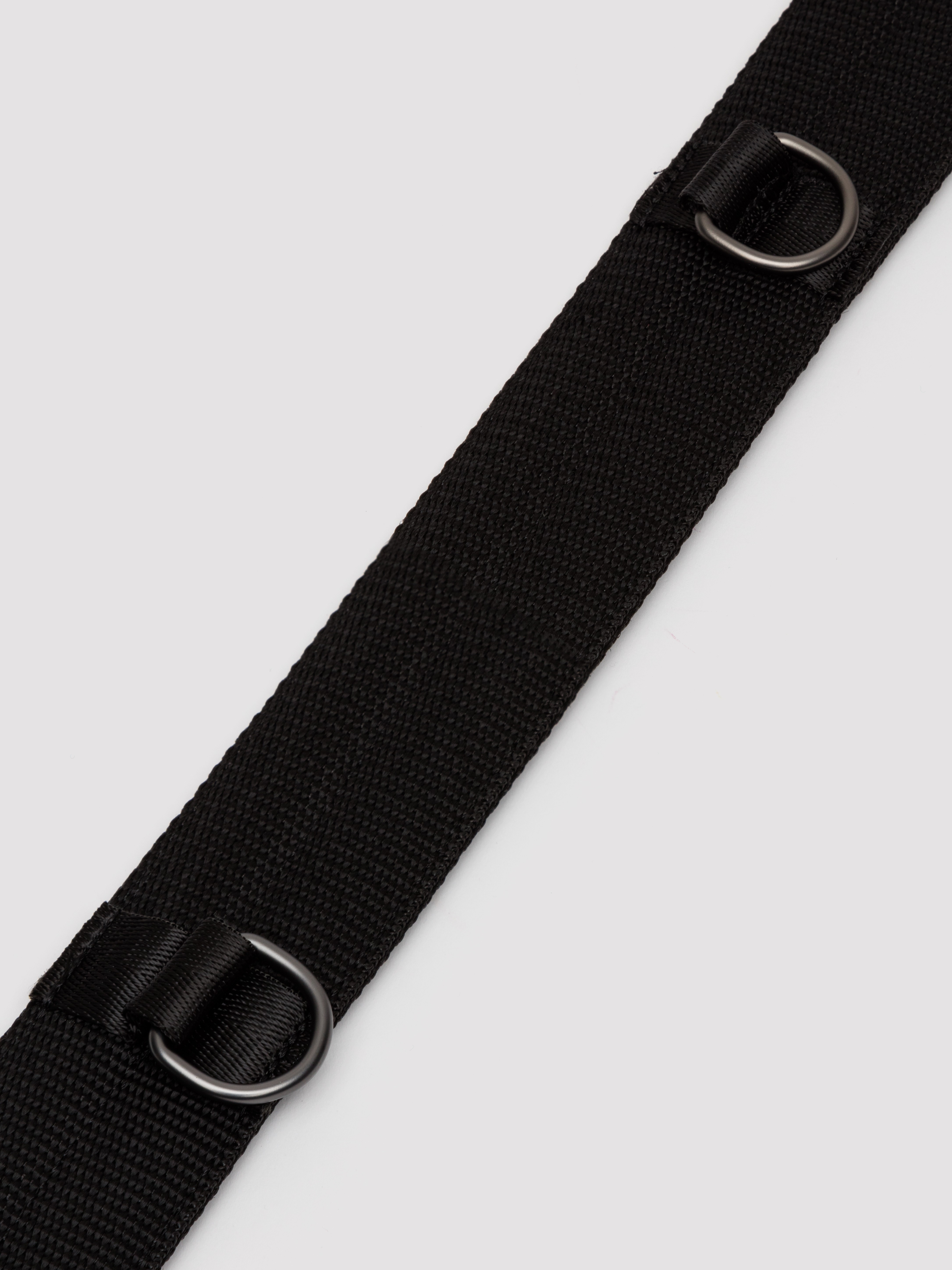 SEI MIO Spread the Love Ankle Spreader Bar with Wrist Cuffs, Black, hi-res