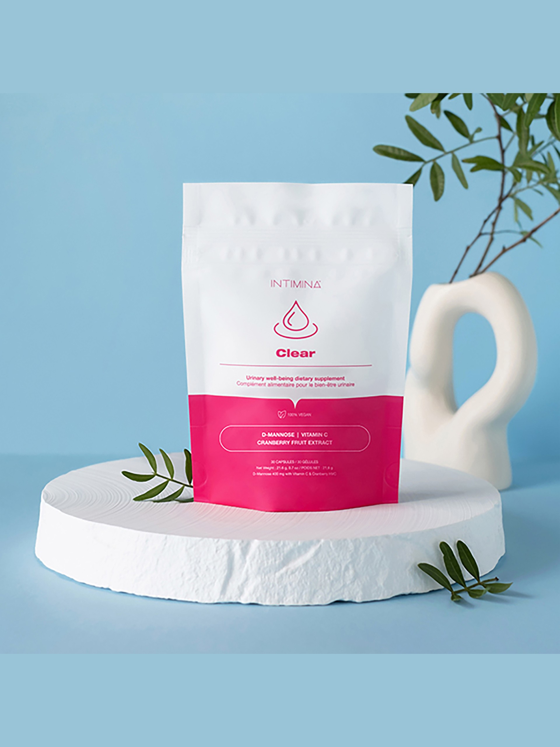 Intimina Clear Urinary Wellbeing Supplement for Her (x30 Capsules), , hi-res