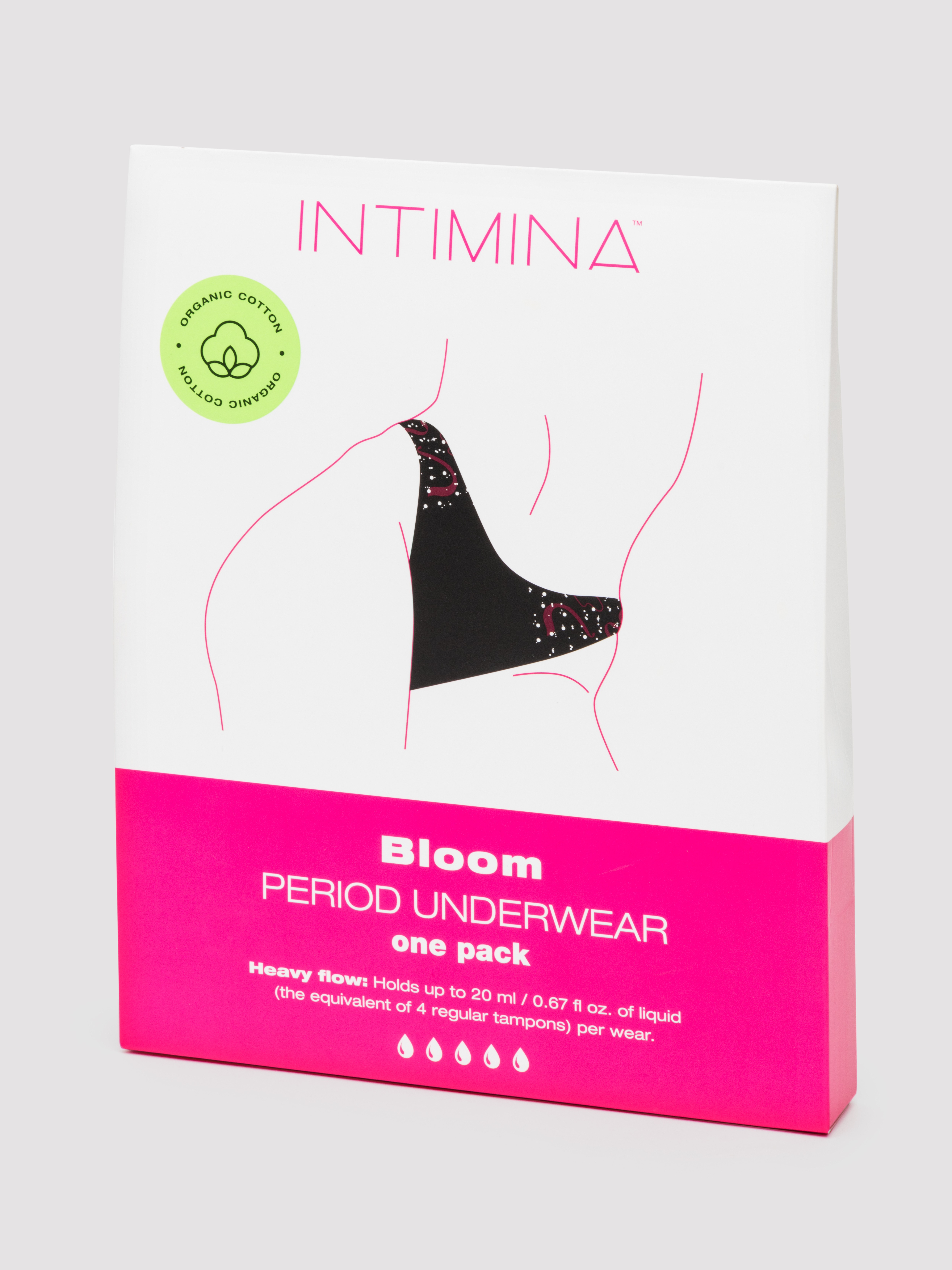 Intimina Bloom Period Underwear (1 Pack), Black, hi-res