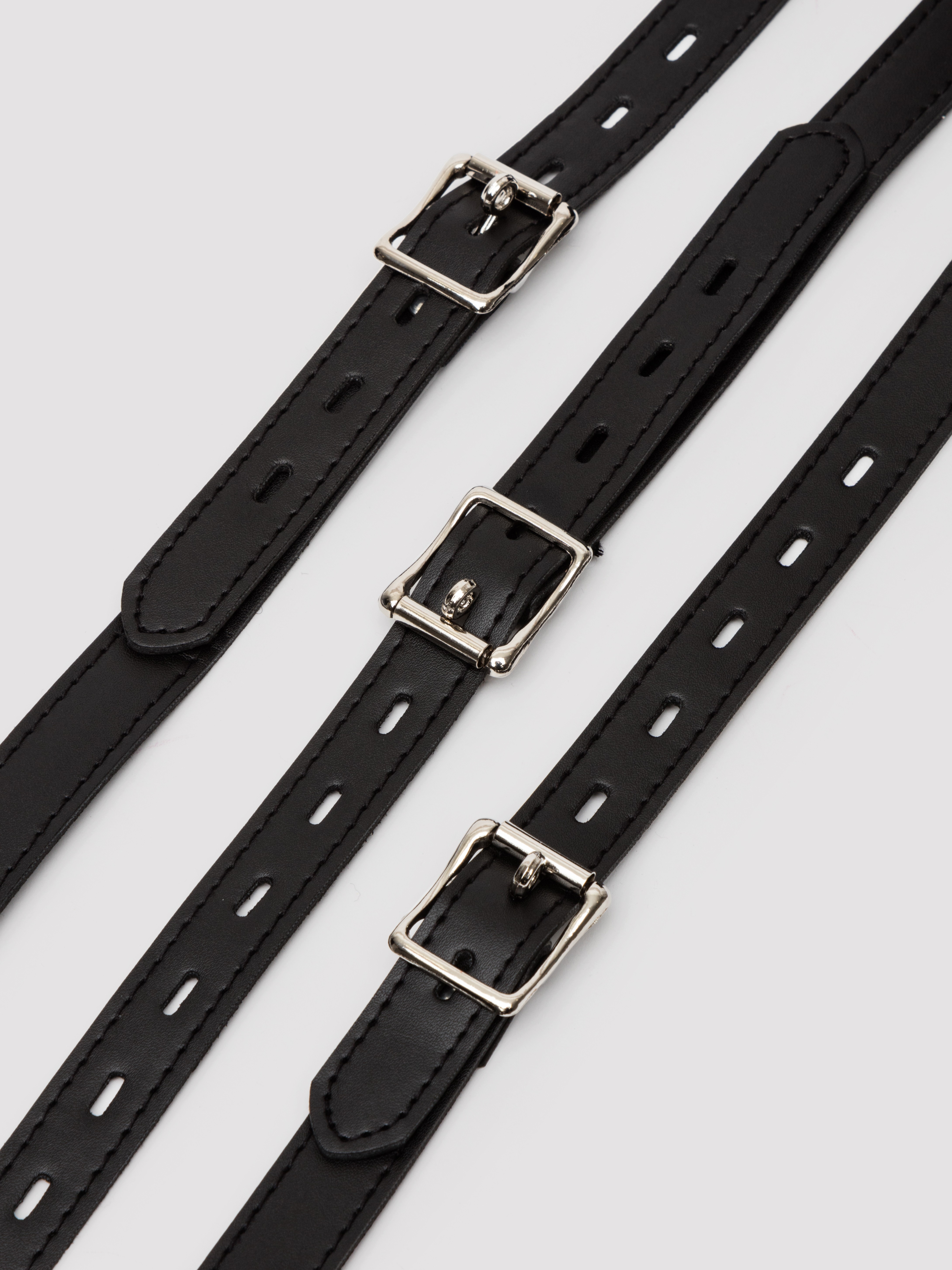 Ouch! Full Body Bondage Belts, Black, hi-res