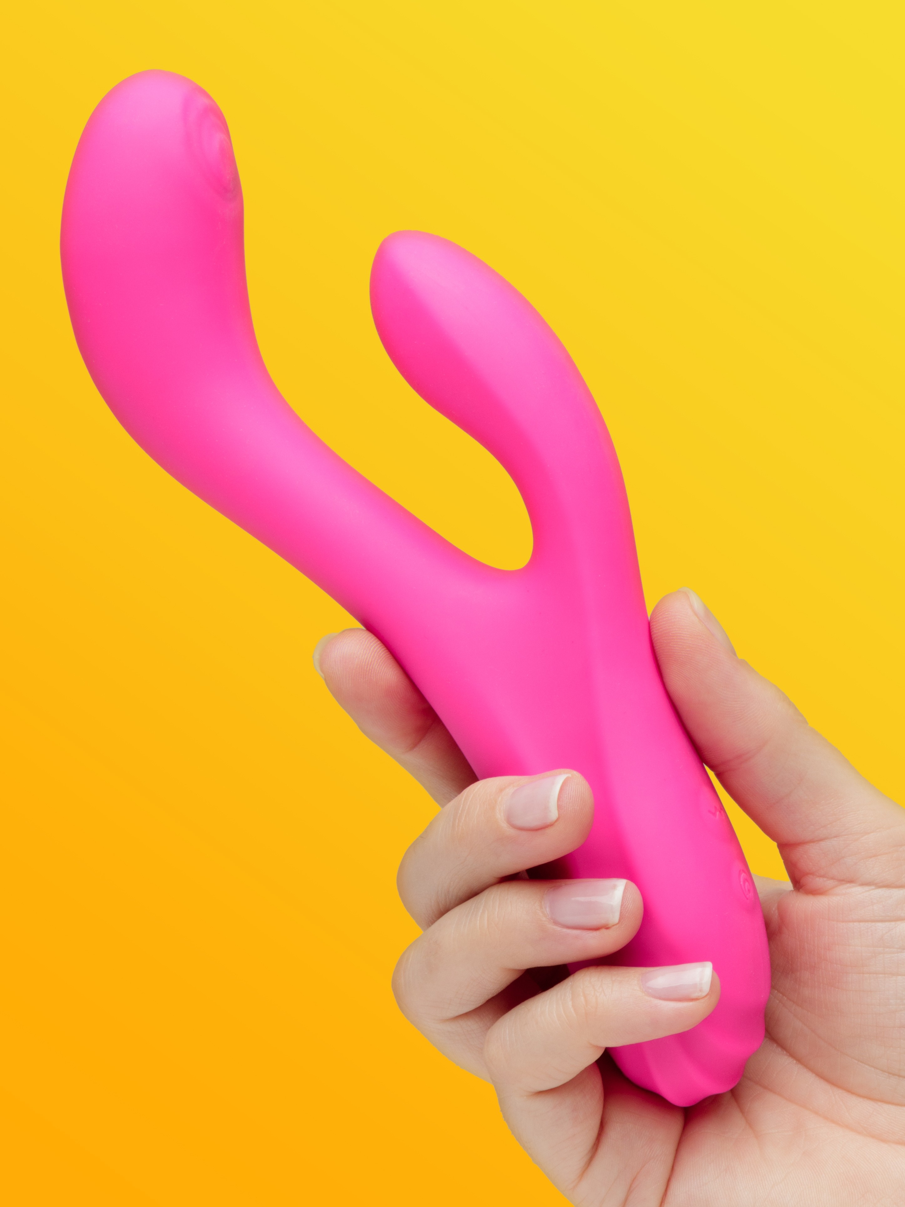 Lovense Osci 3 App Controlled Warming Rabbit Vibrator, Pink, hi-res