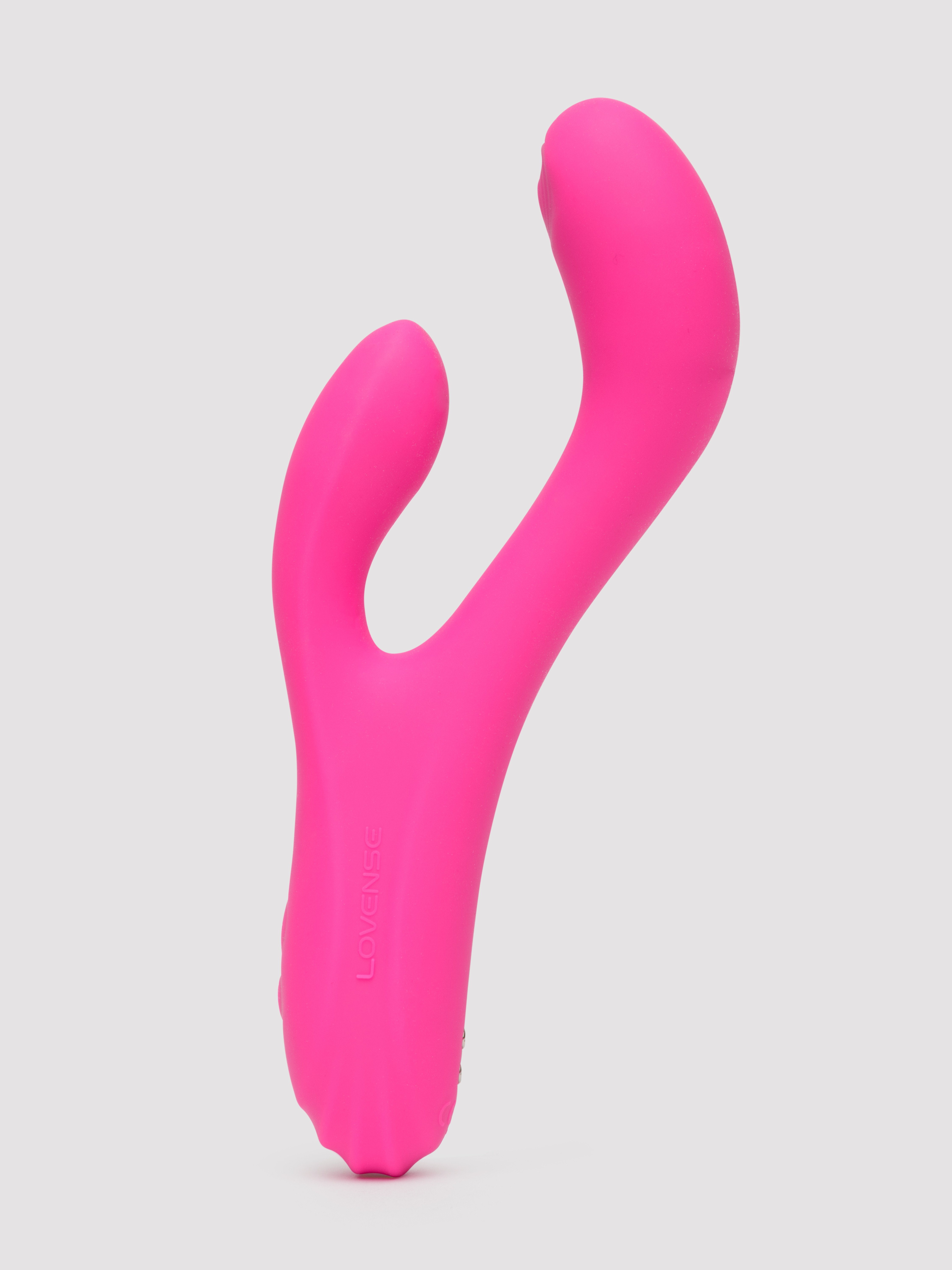 Lovense Osci 3 App Controlled Warming Rabbit Vibrator, Pink, hi-res