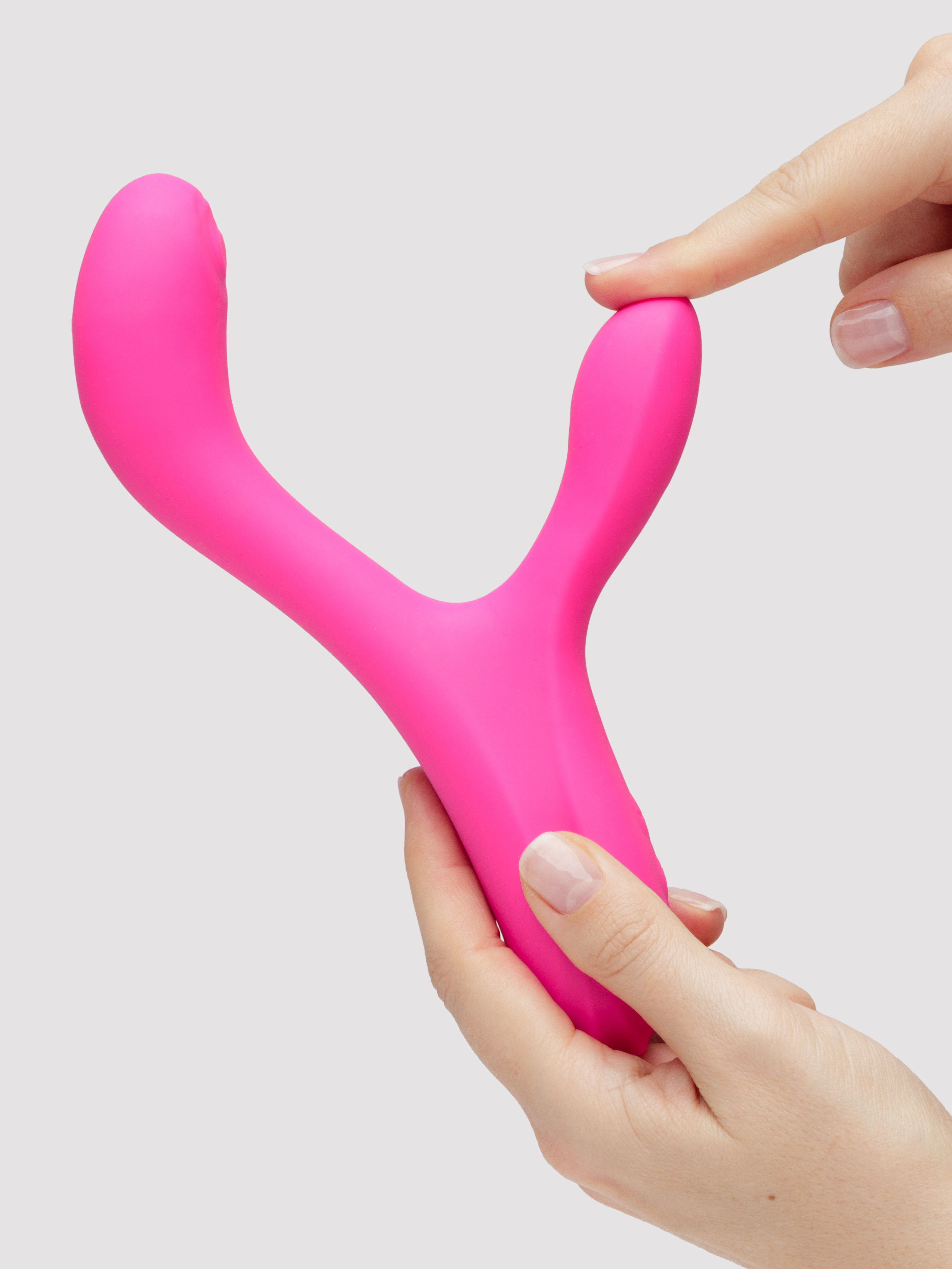 Lovense Osci 3 App Controlled Warming Rabbit Vibrator, Pink, hi-res