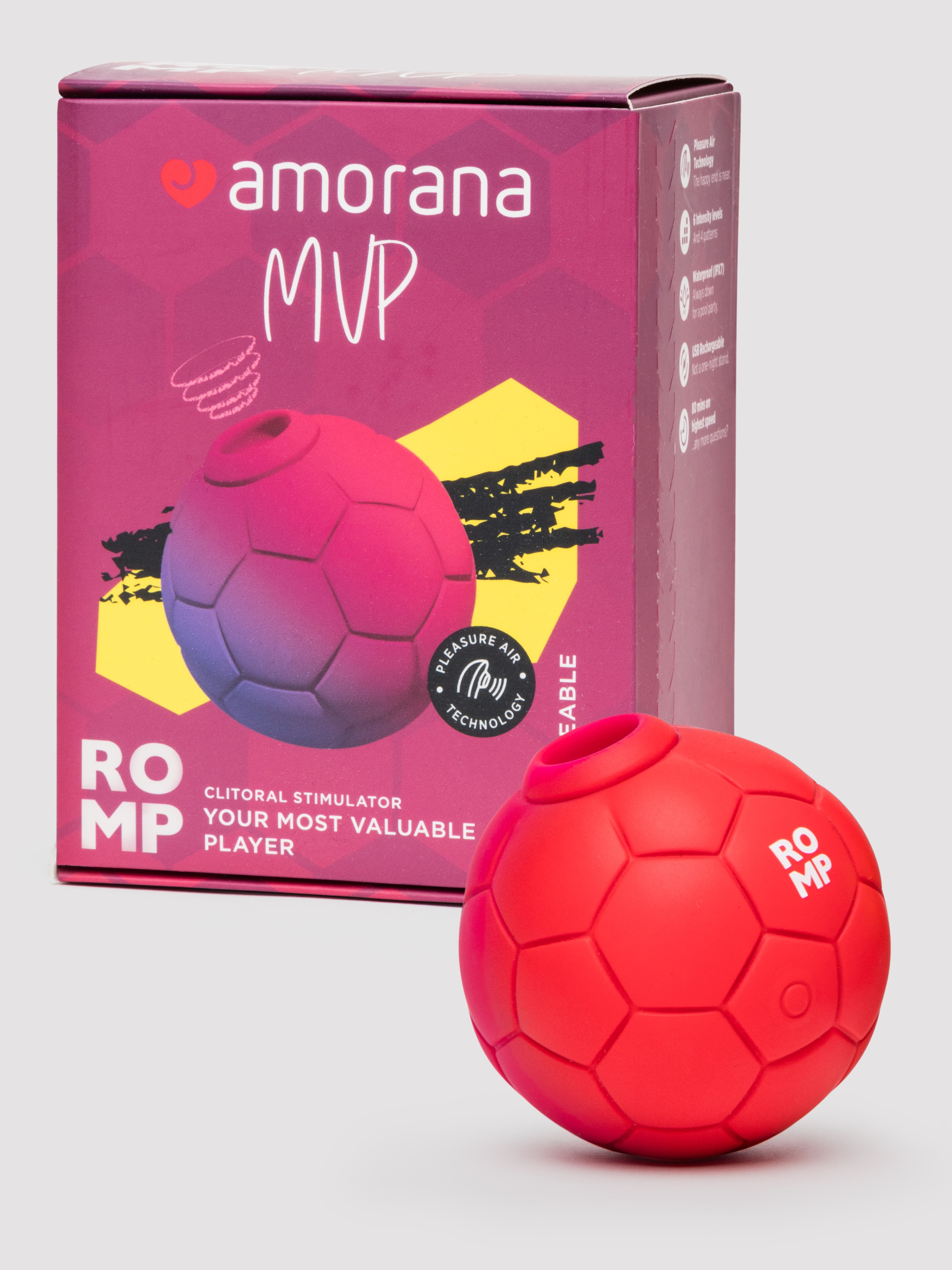 Image of ROMP X Amorana MVP PAT Clitoral Stimulator - Pink