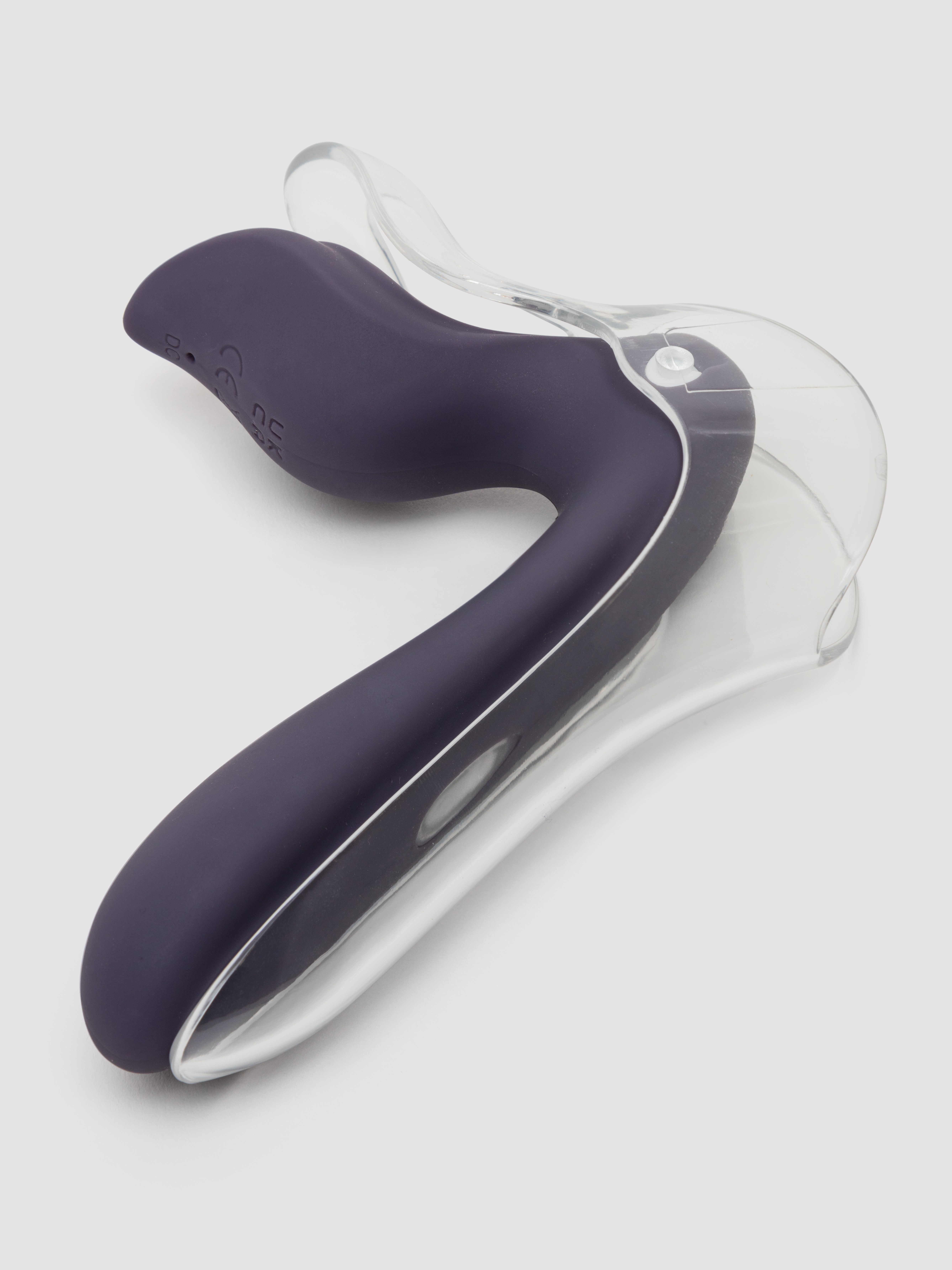 Inya Vibrating Silicone Spreading Vaginal Dilator, Purple, hi-res